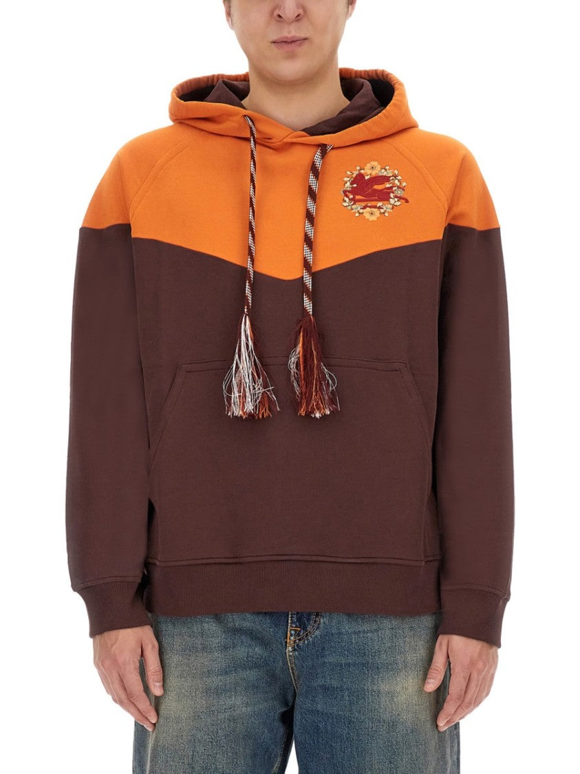 Color-Block Hooded Sweatshirt