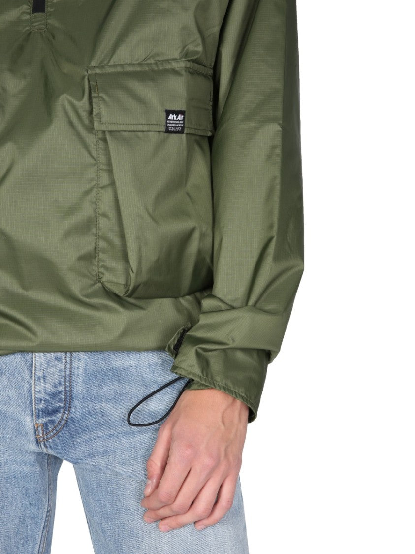 Hooded High Neck Waterproof Jacket