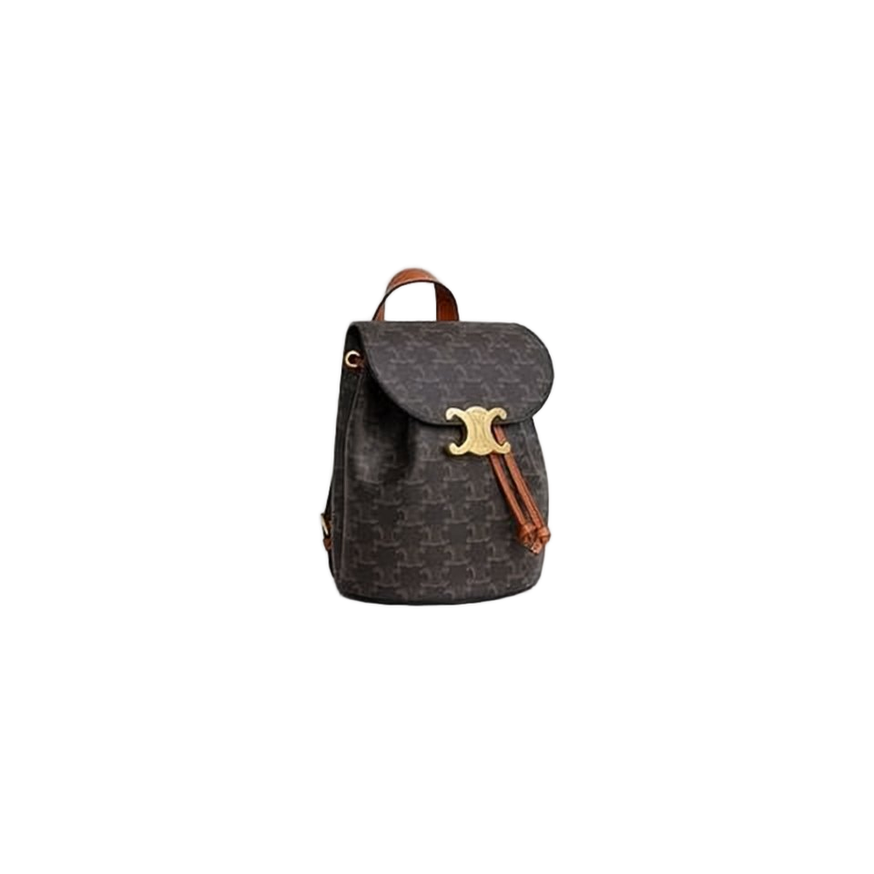 Compact Monogram Canvas Tote Bag