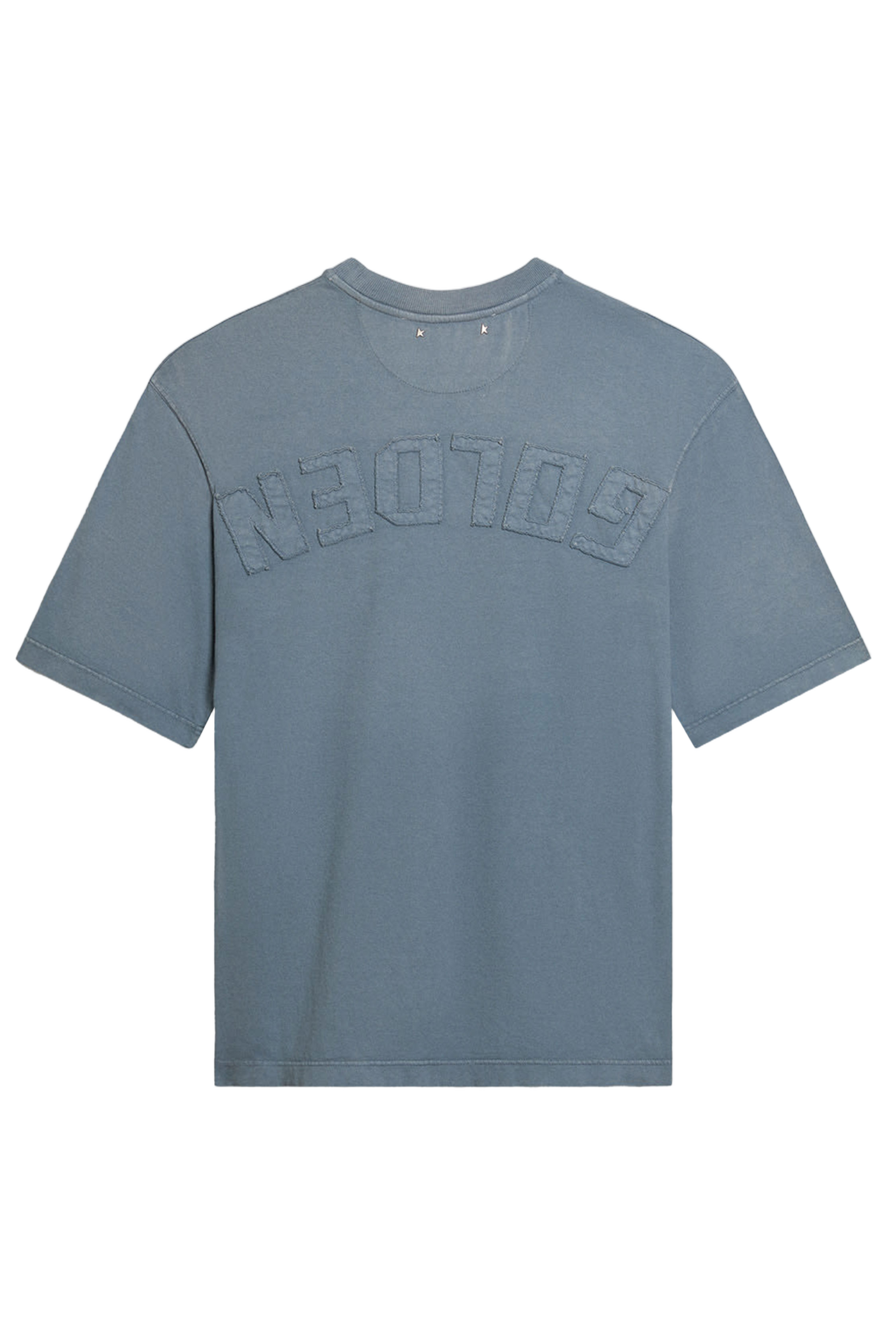 Light Blue Relaxed Fit Logo Patch T-Shirt