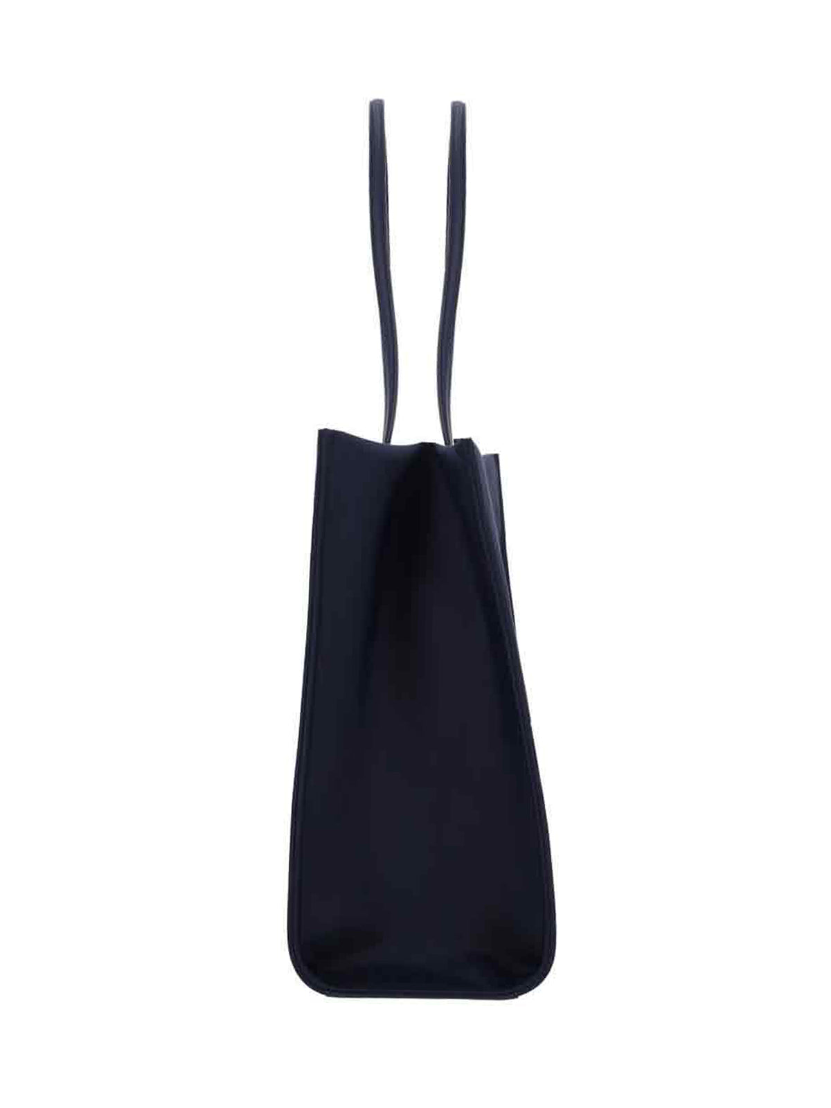 "Ella" Large Tote Bag, In Blue Recycled Nylon