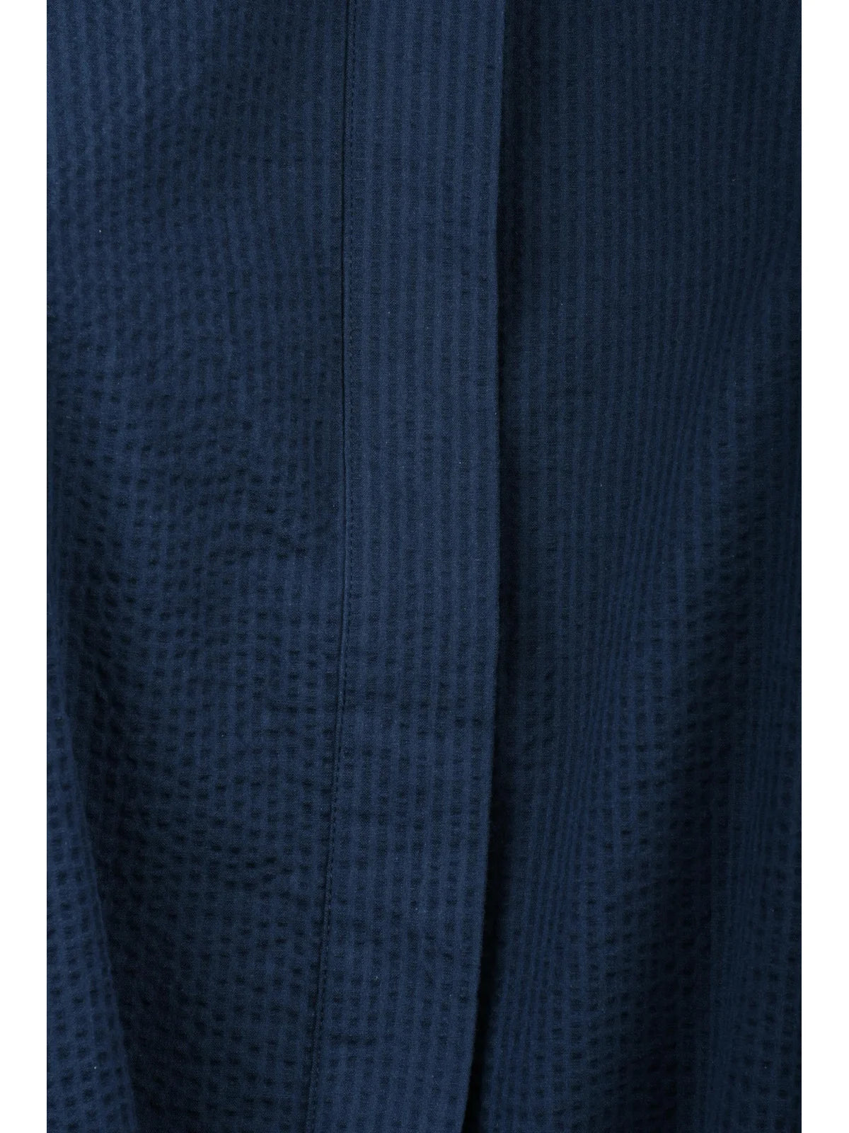 Blue Cotton Elastane Stretch Jumpsuit
