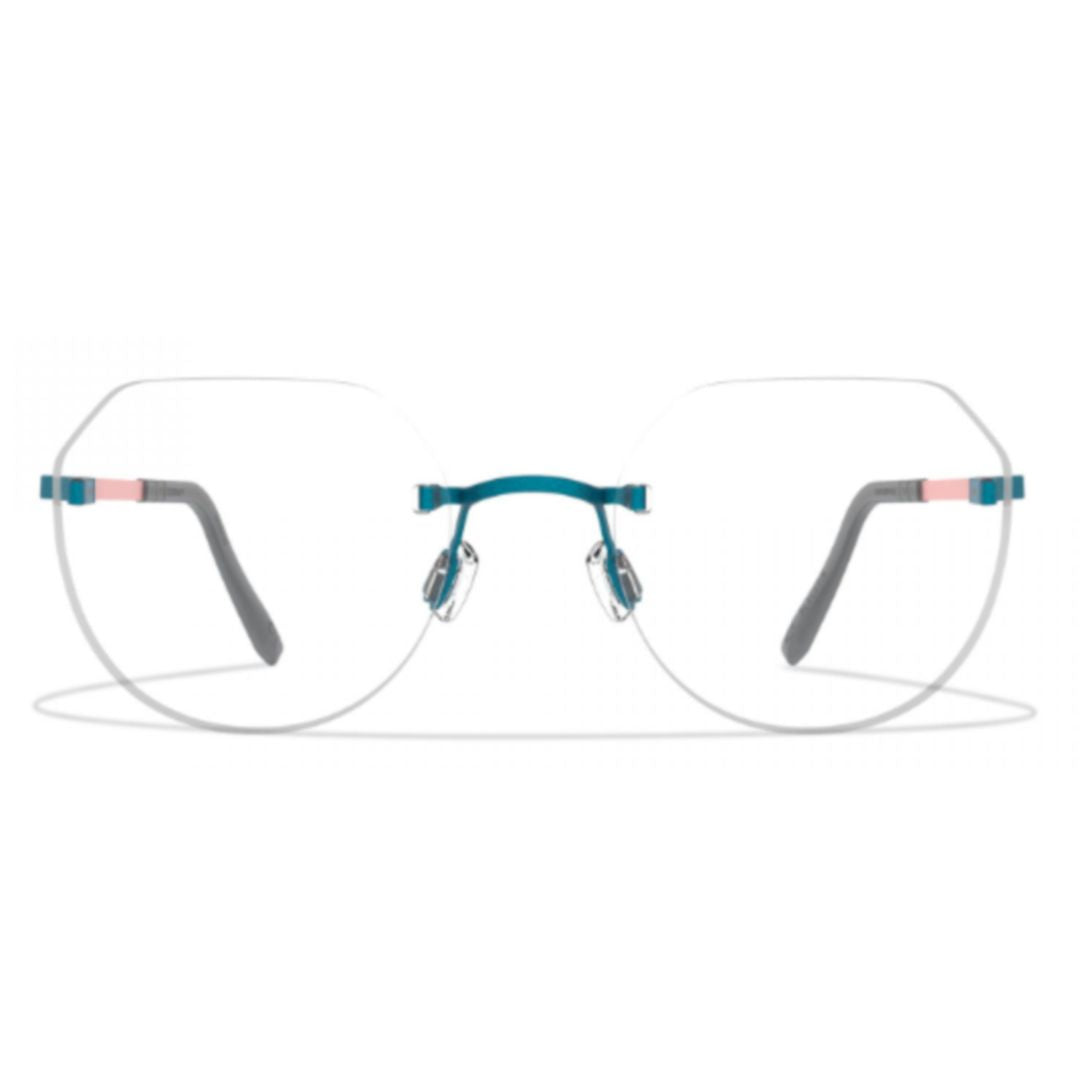 Bf941 Aero A-N Sleek Geometric Rimless Eyeglasses with Beta Titanium Frame