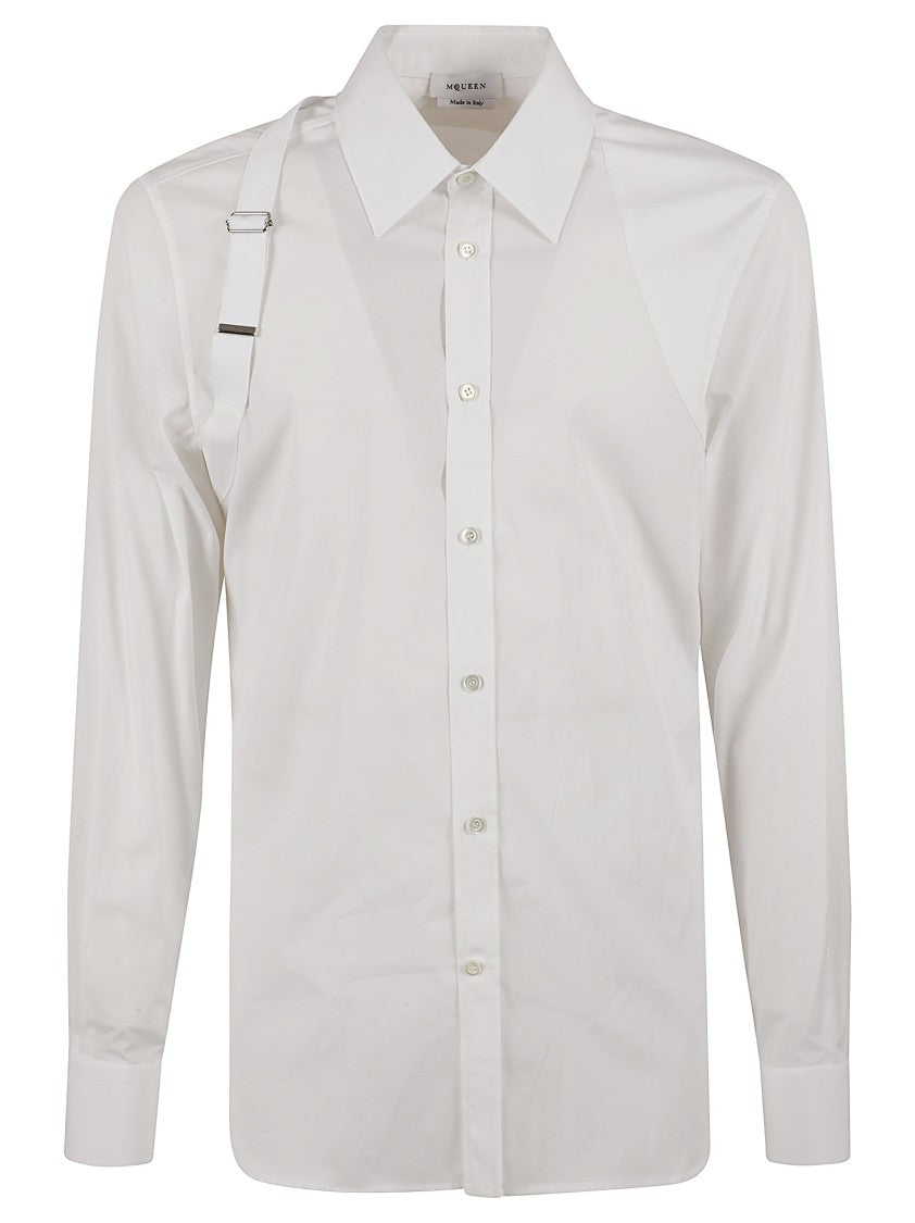 Structured White Shirt With Classic Collar
