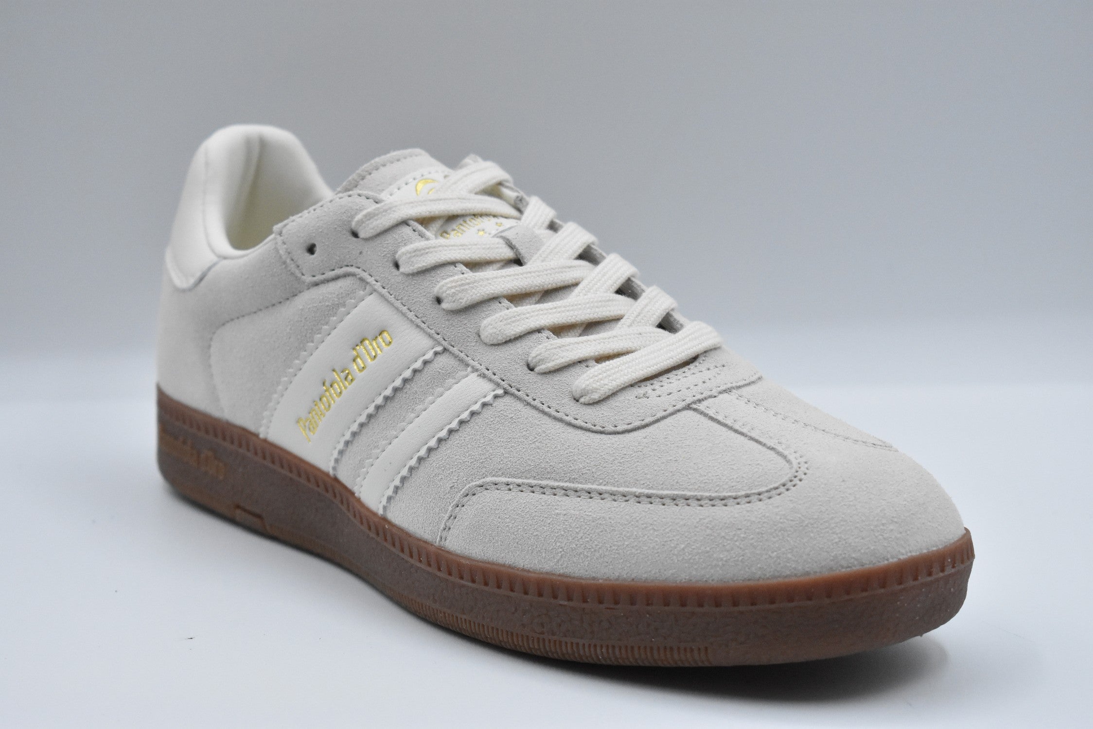 Low-Top Sneakers with Leather Upper