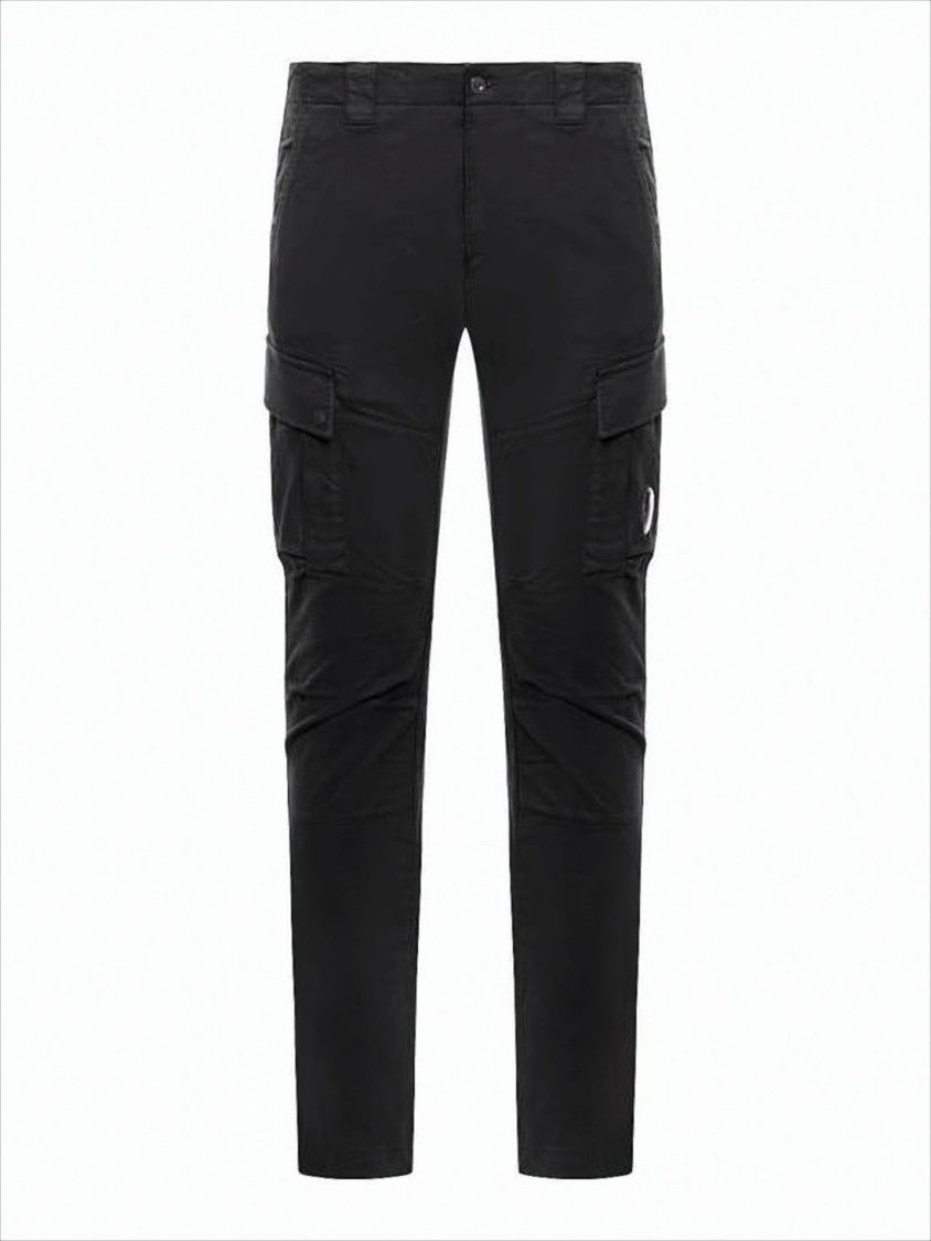 Straight-Fit Cargo Pants With Flap Pockets