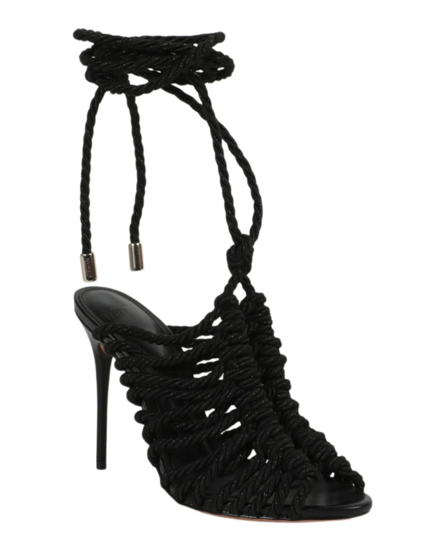 Barbara Lurex Heel Sandals