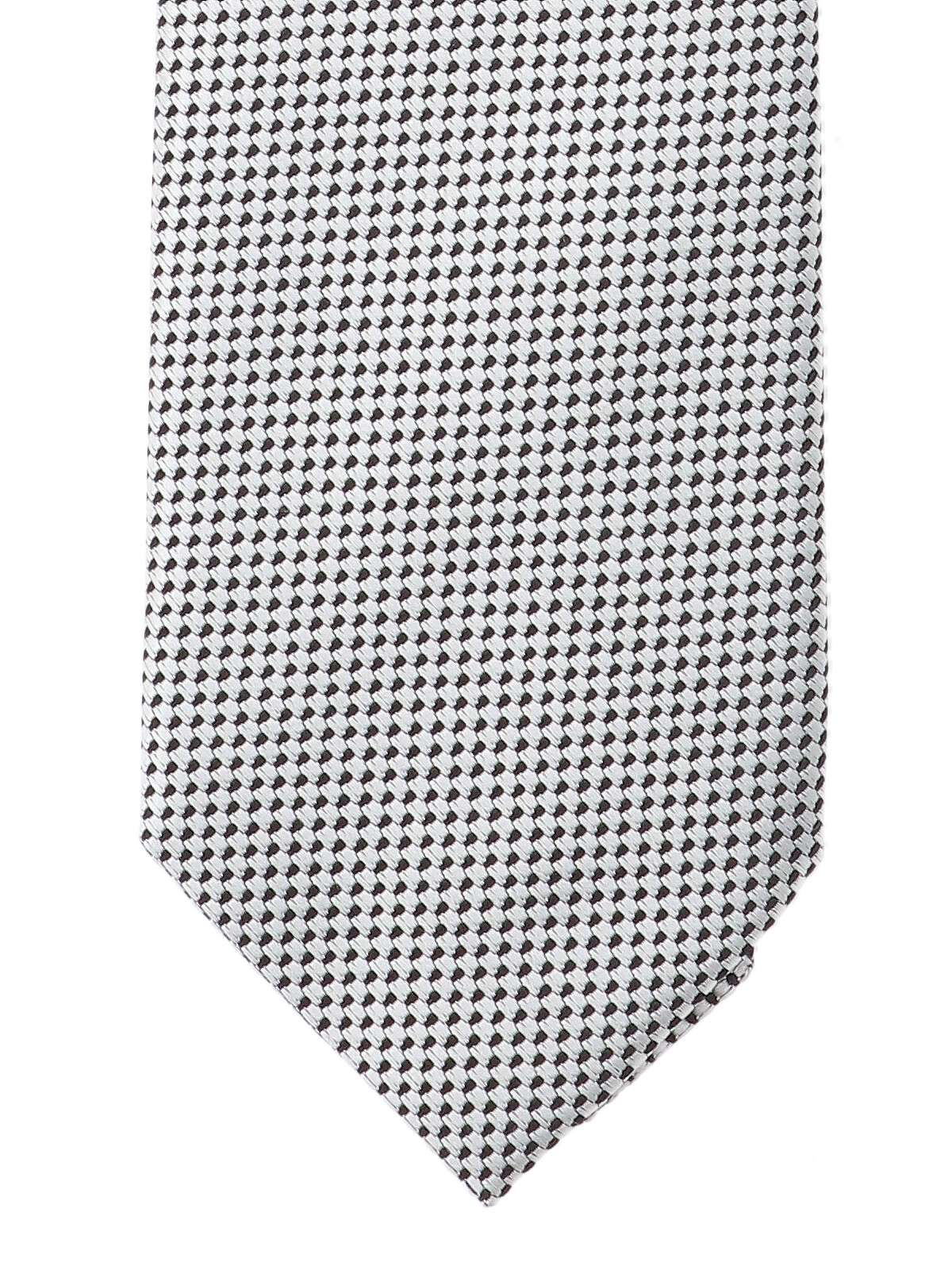 Jacquard Tie In Mulberry Silk