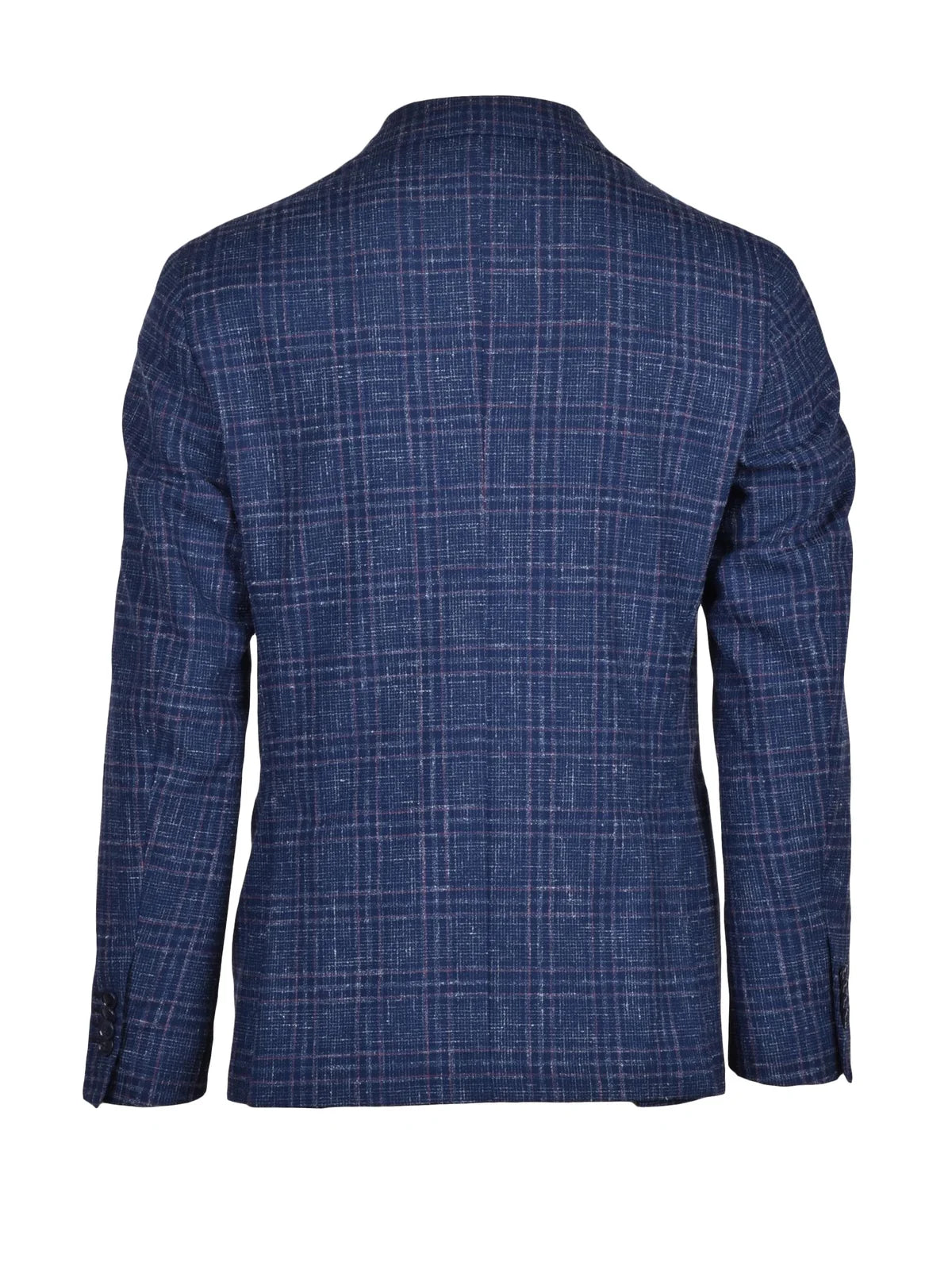 Wool Silk Linen Polyamide Jacket - Blue