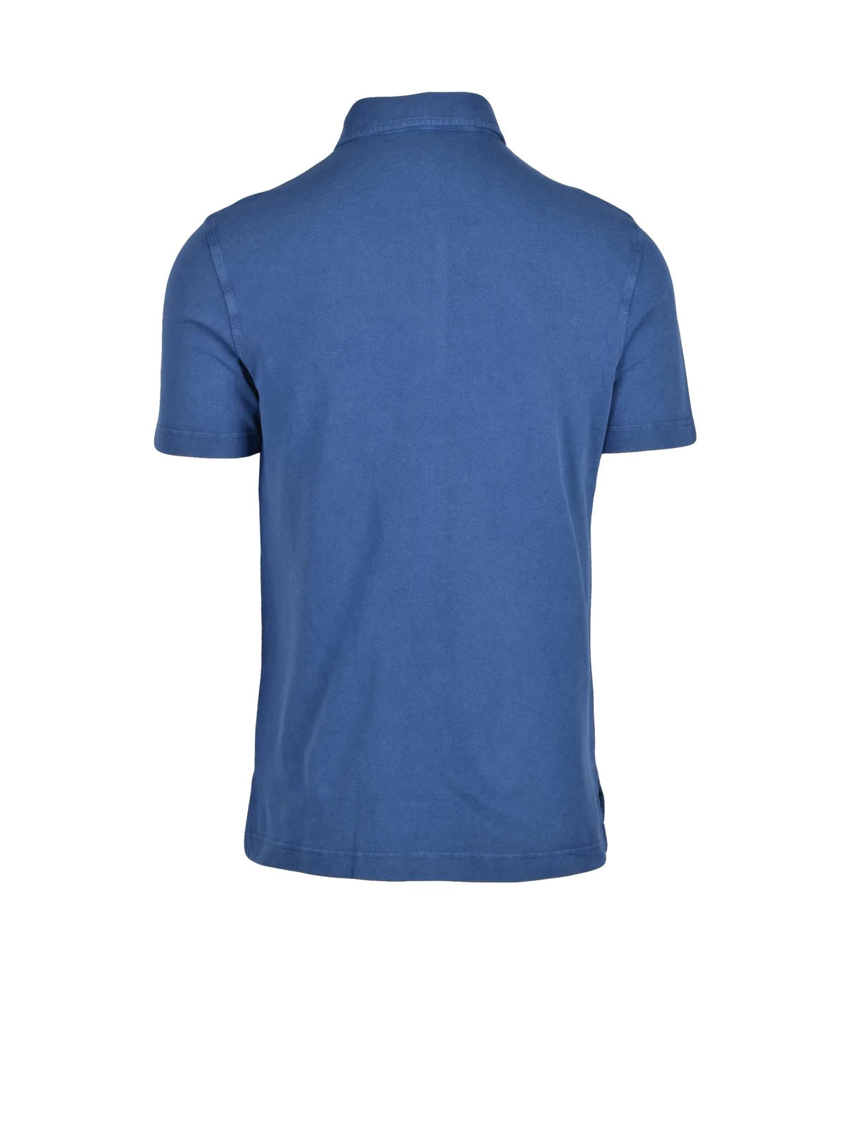 Blue Cotton Polo