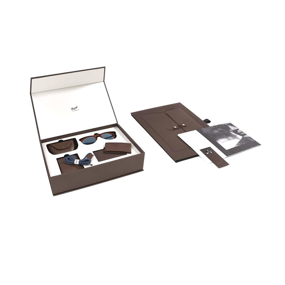 Po00714Sm Steve Mcqueen - Exclusive Pilot-Shaped Acetate Sunglasses In Terra Di Siena