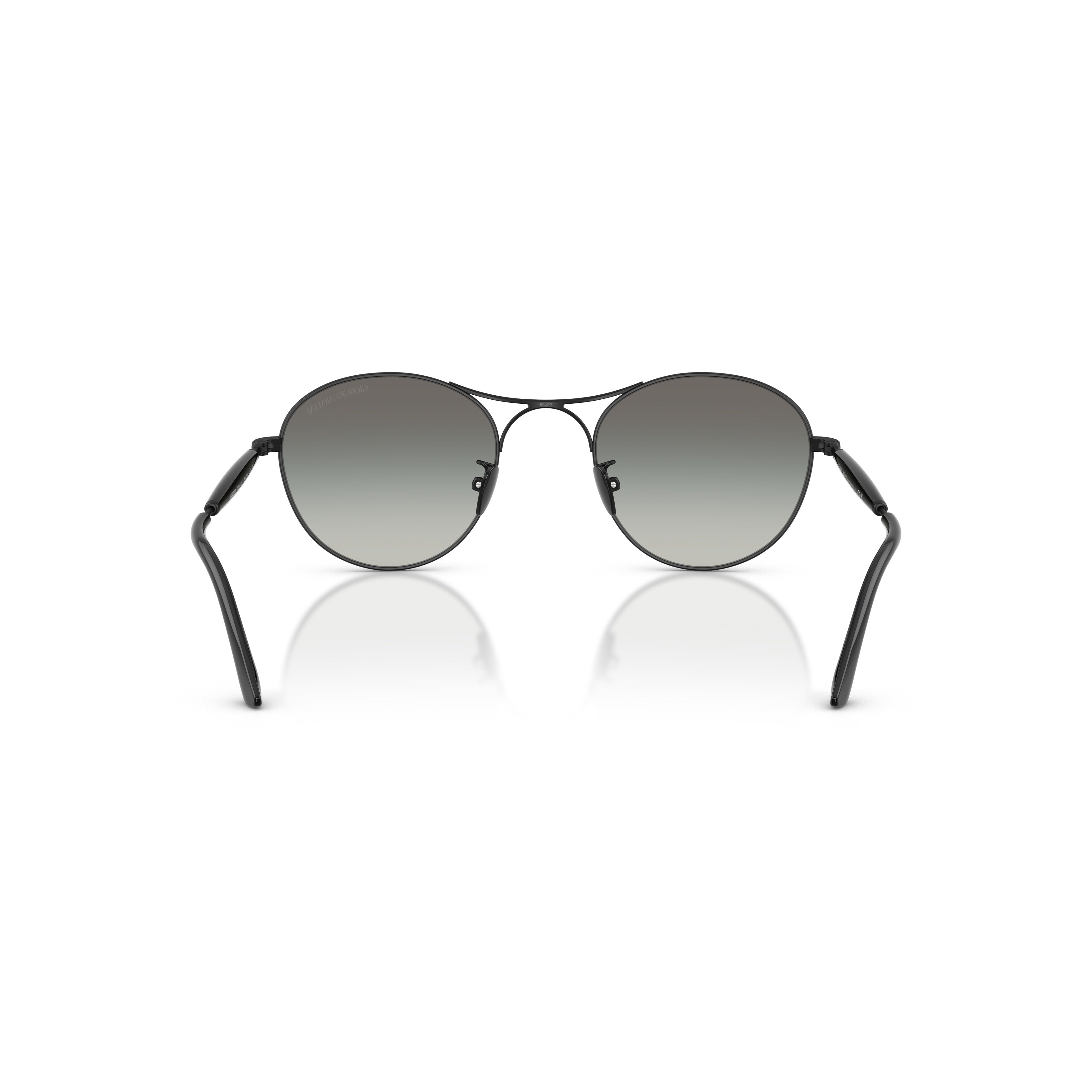 0ar6177 Round Gradient Lens Sunglasses with Double Bridge Design