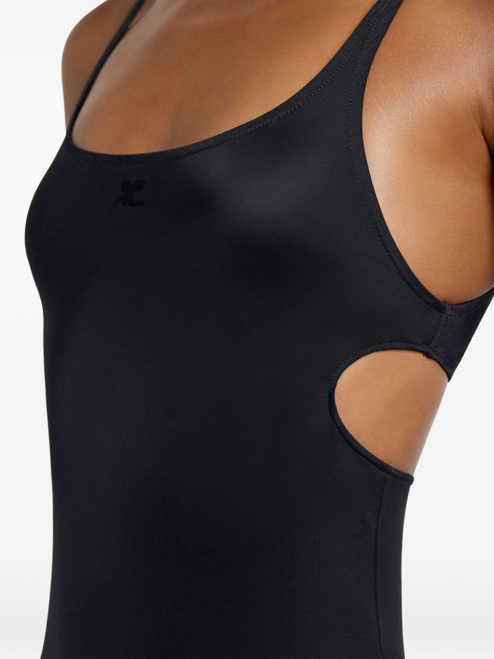 Form-Fitting Bodysuit with Cut-Out Side Details