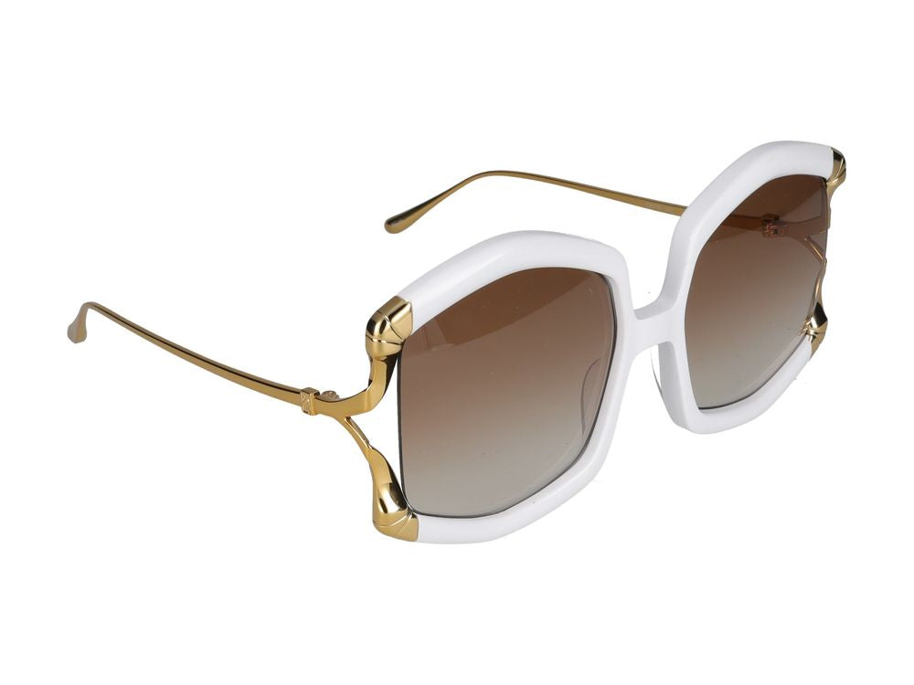La Vie En Rose Sunglasses White 59/18/140