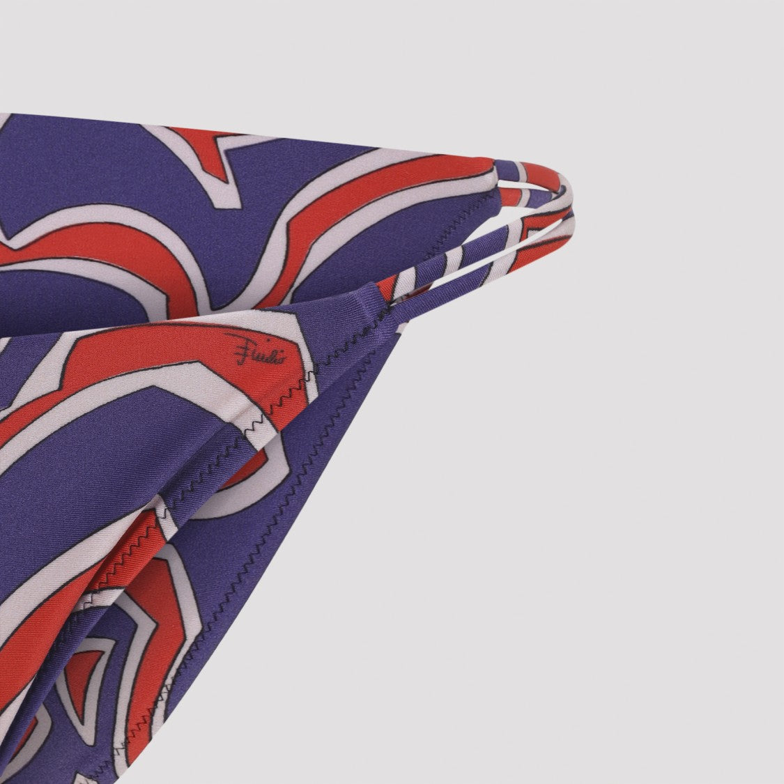 Multicolor Abstract Pattern Swim Bottom