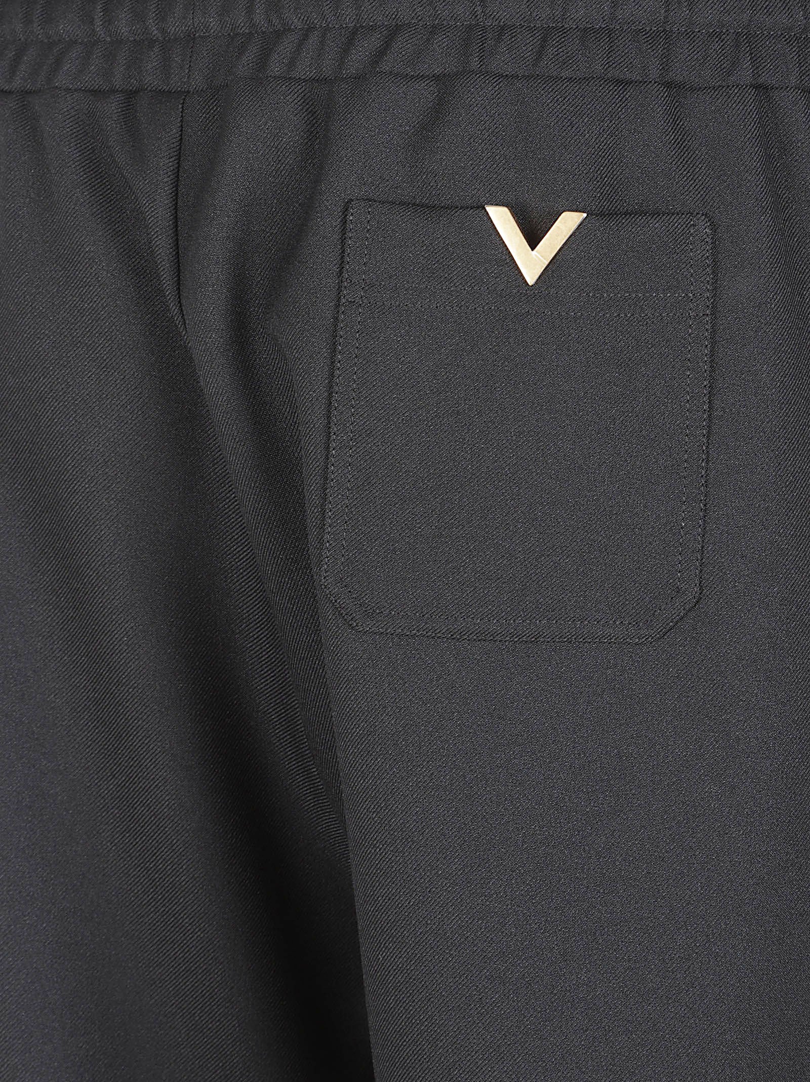 Relaxed Fit Trousers with Elastic Waistband