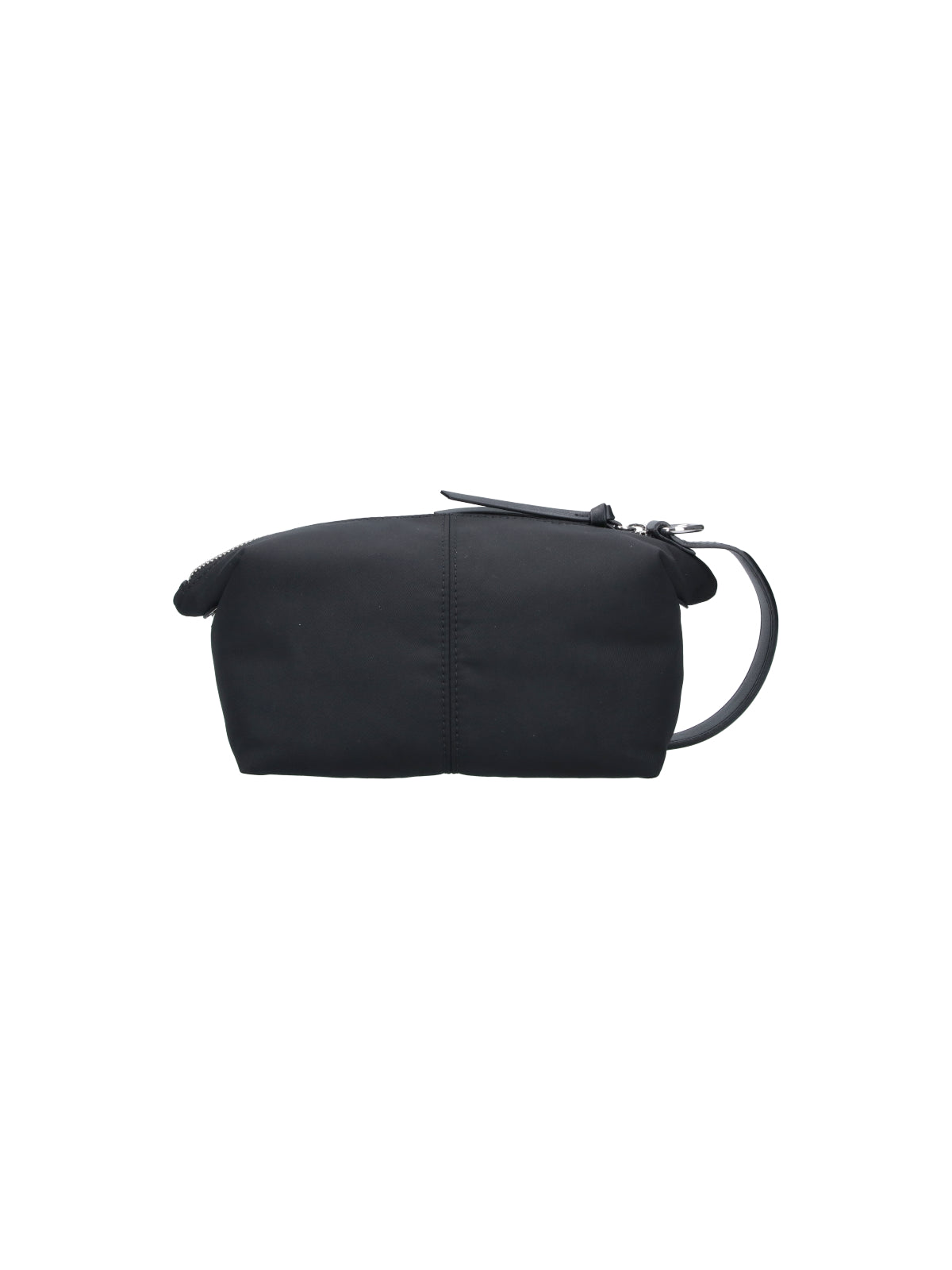 Black Wash Bag Fabric Zip Pouch