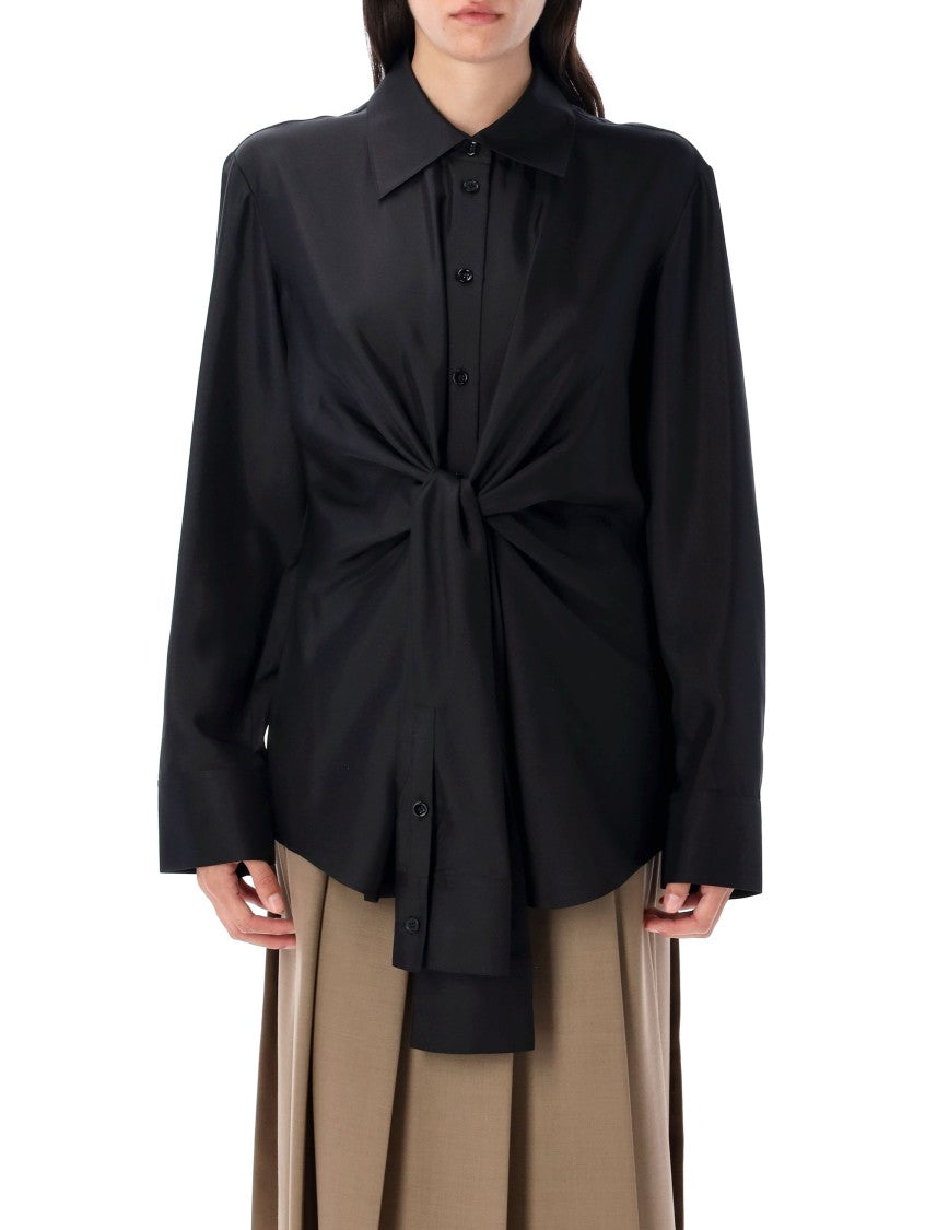 Silk Knotted Shirt