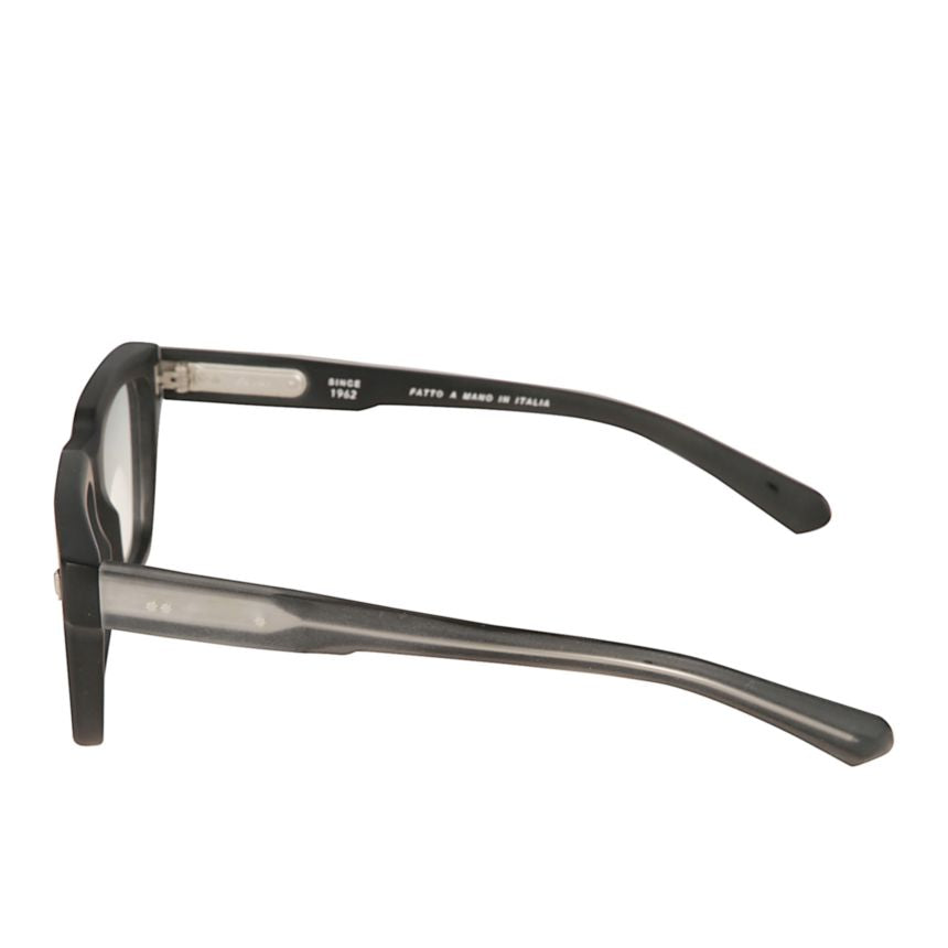 Premium 13-53 Bold Rectangular Frame Eyeglasses with Translucent Temples