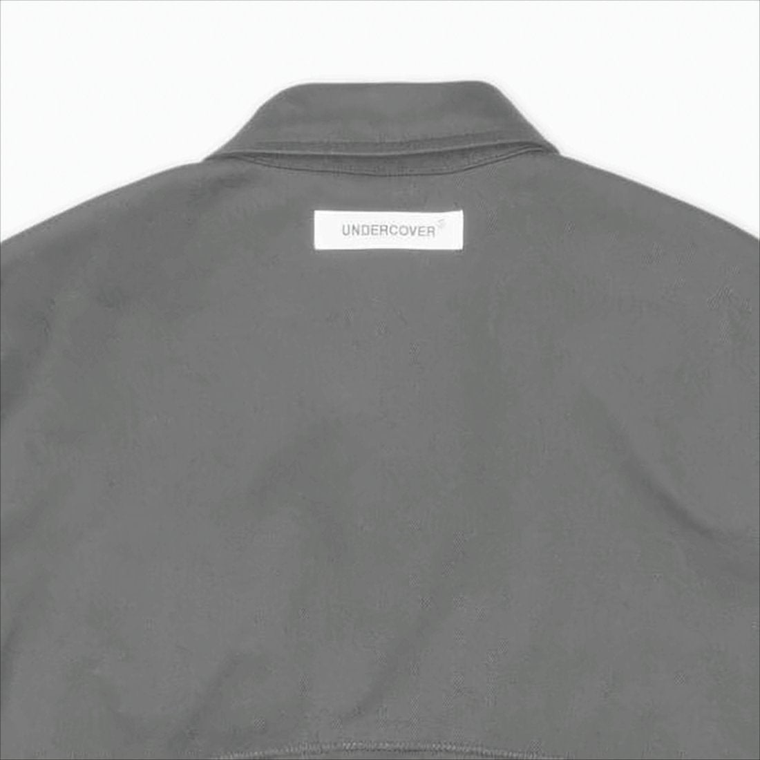 Structured Grey Jacket with Classic Collar