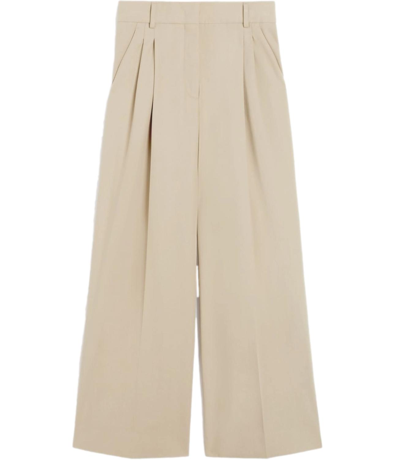 Wide-Leg Trousers With High Waist