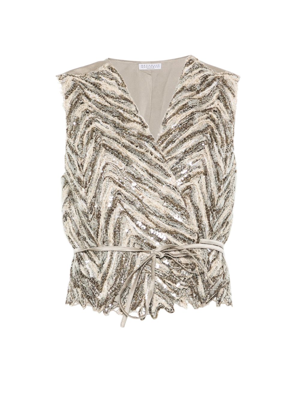 Sleeveless V-Neck Tops