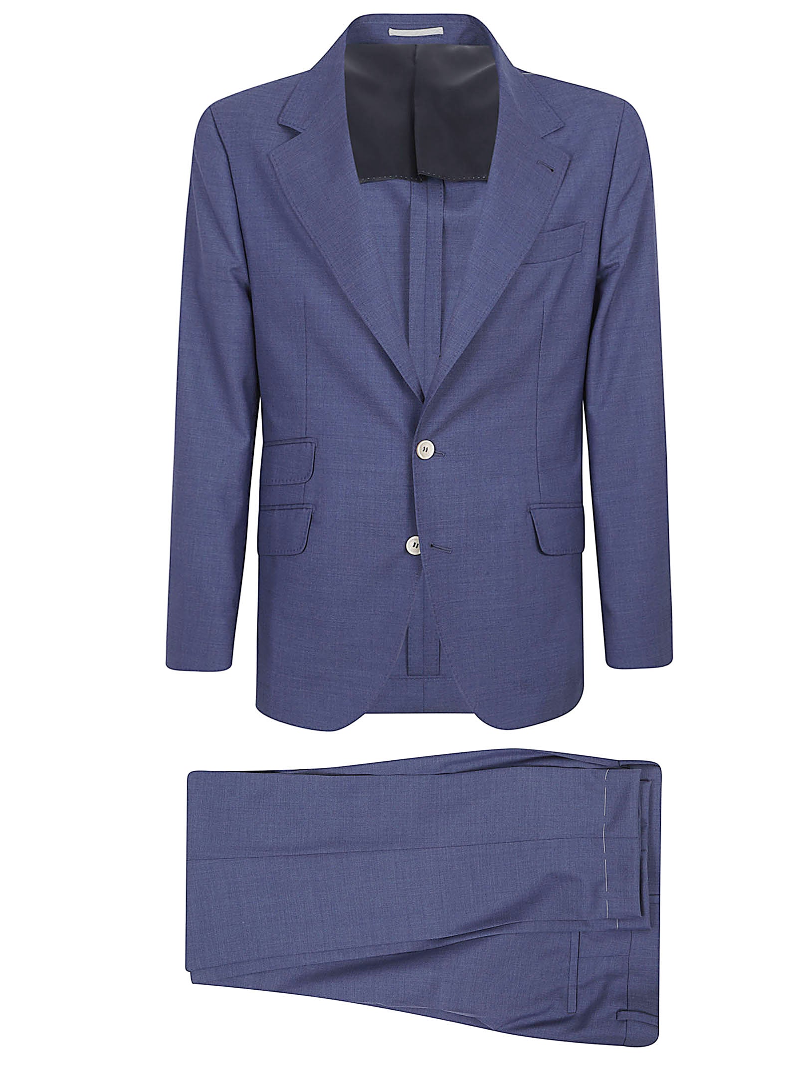 Tailored Blue Two-Piece Suit