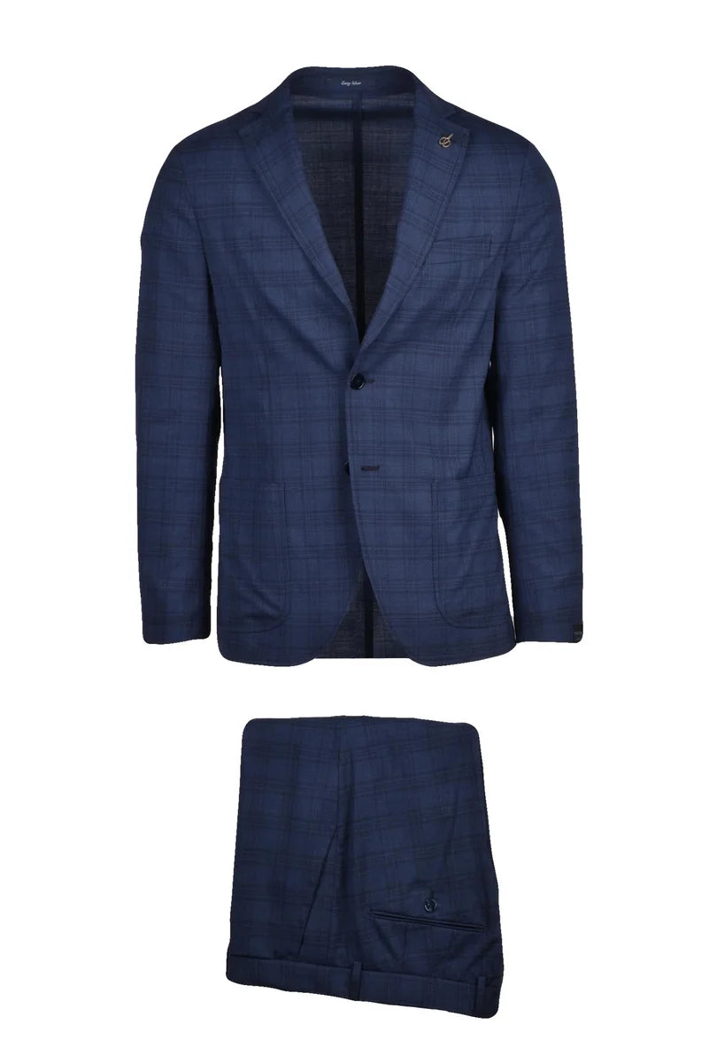 Men's Blazer Suit - Blue