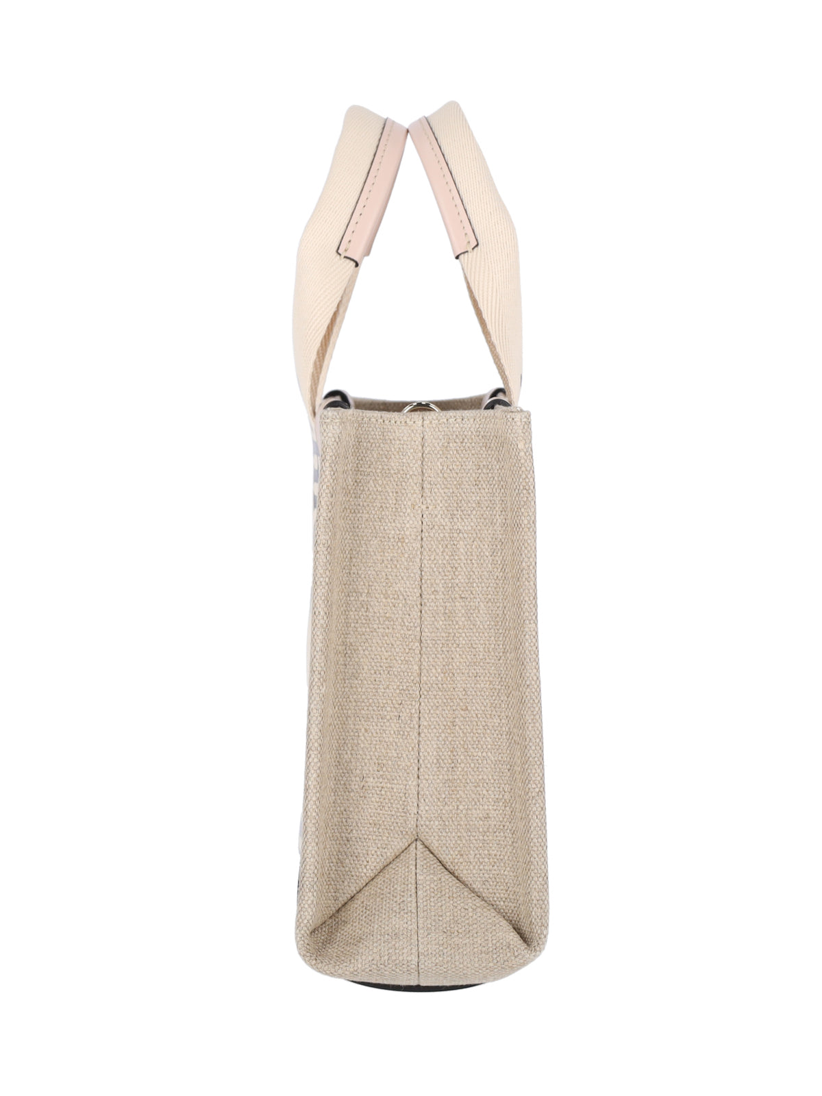 "Woody" Small Tote Bag – Beige