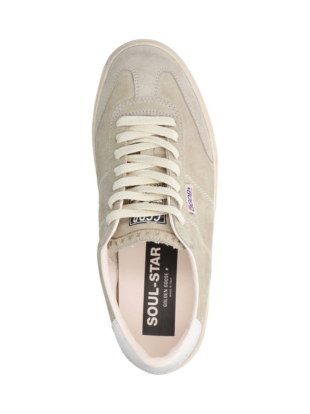 Gray Soulstar Suede Lace-Up Sneakers