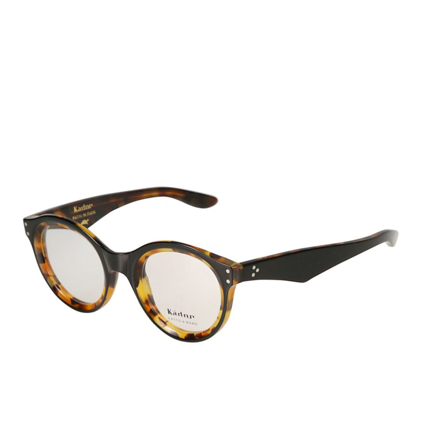 Thick Thick Tortoiseshell Pattern Sunglasses with Tapered Black Temples