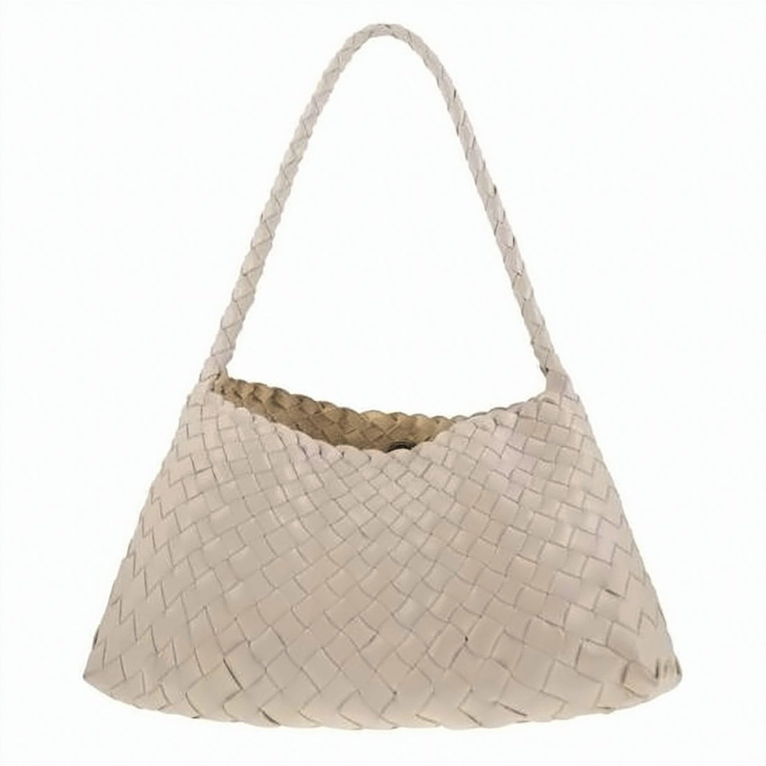 Woven Buffalo Leather Rosanna Shoulder Bag