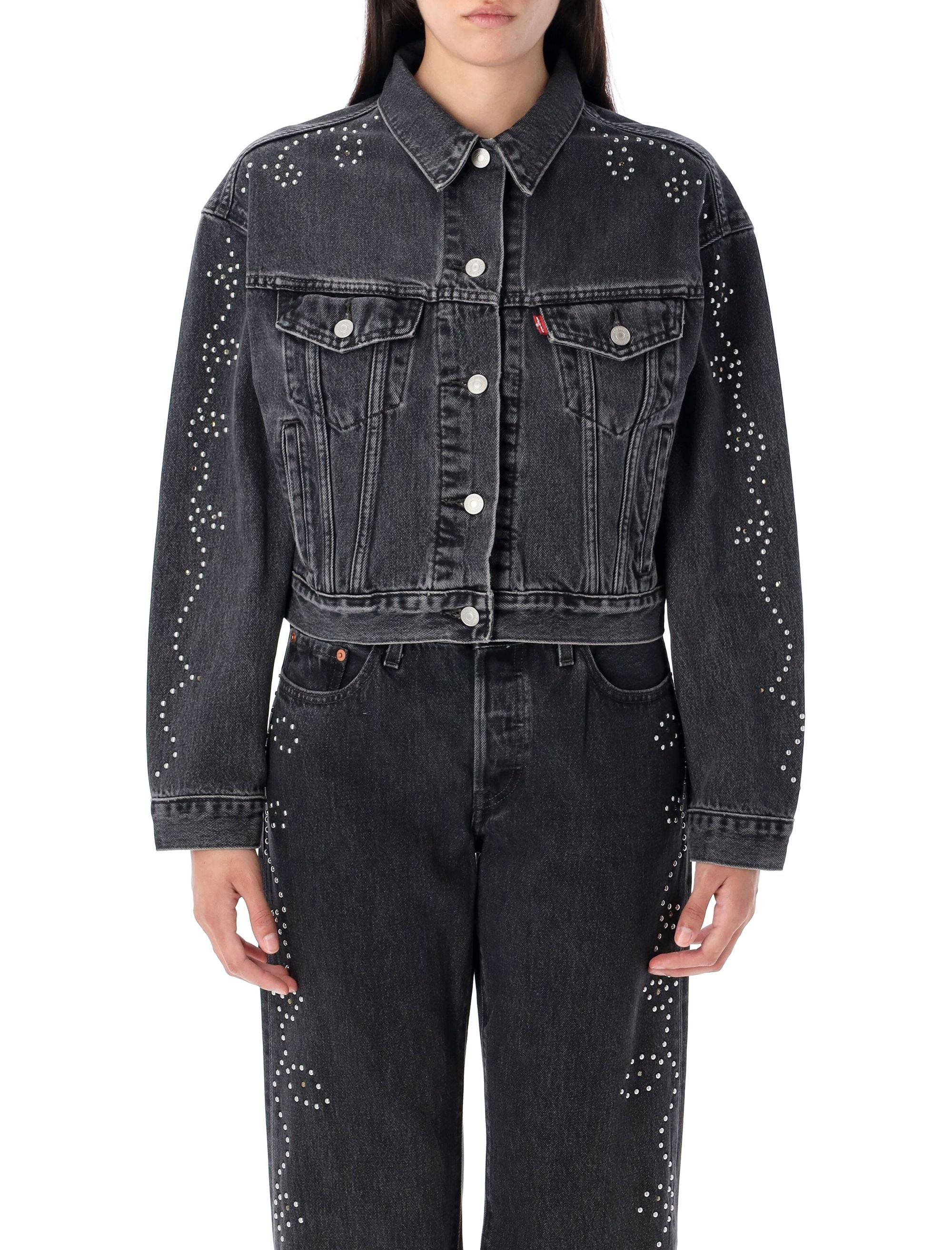 Shrunken '90S Trucker Denim Jacket