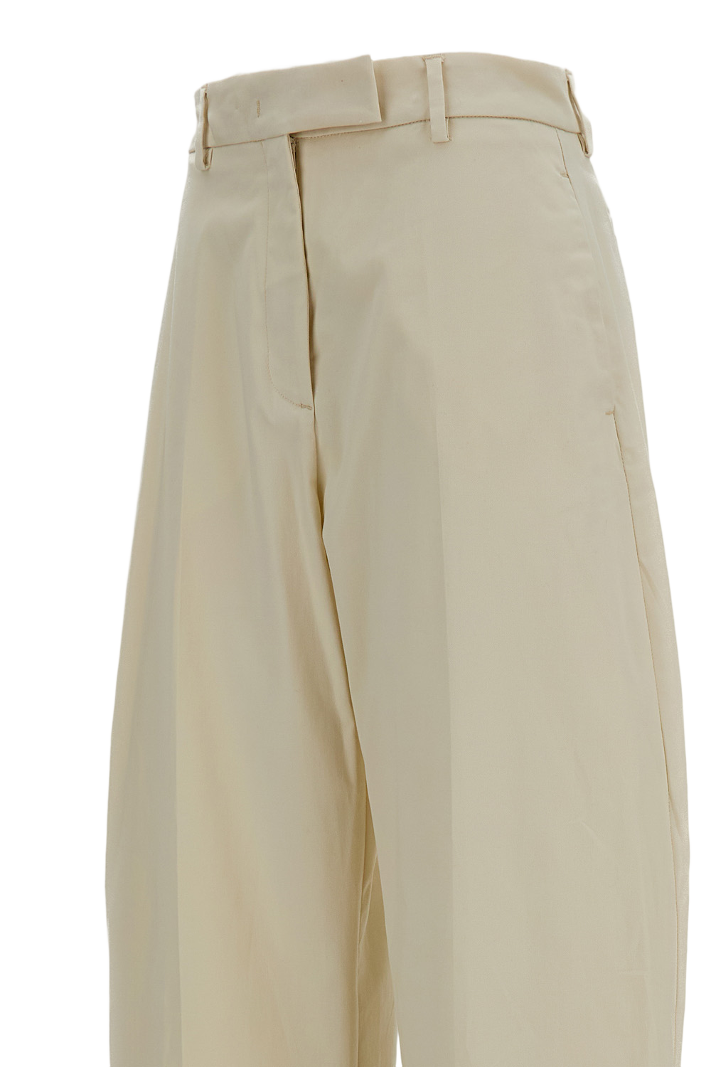 Dina Gabardina Wide-Leg Trousers