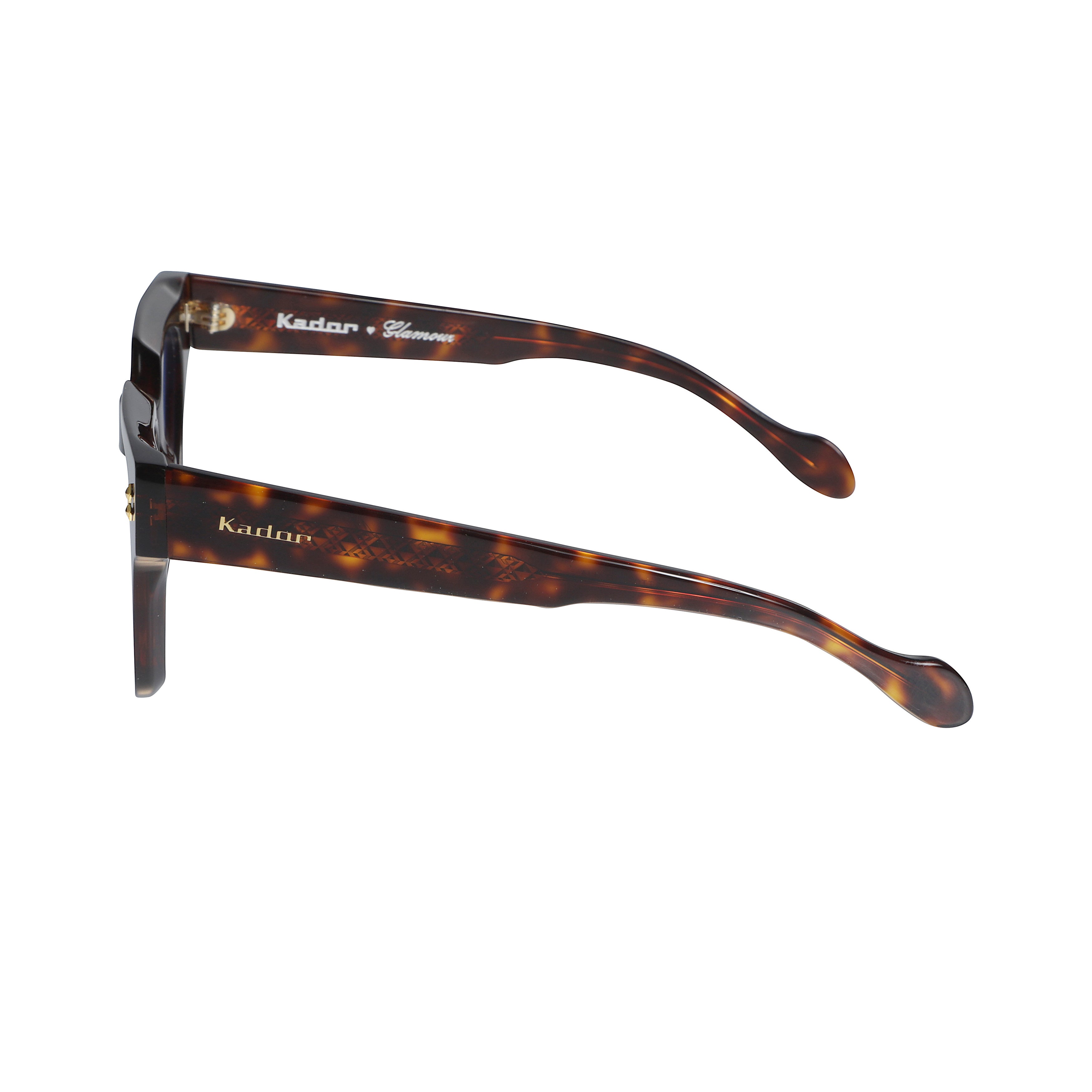 Maya Glamour Oversized Tortoiseshell Square Frame Sunglasses