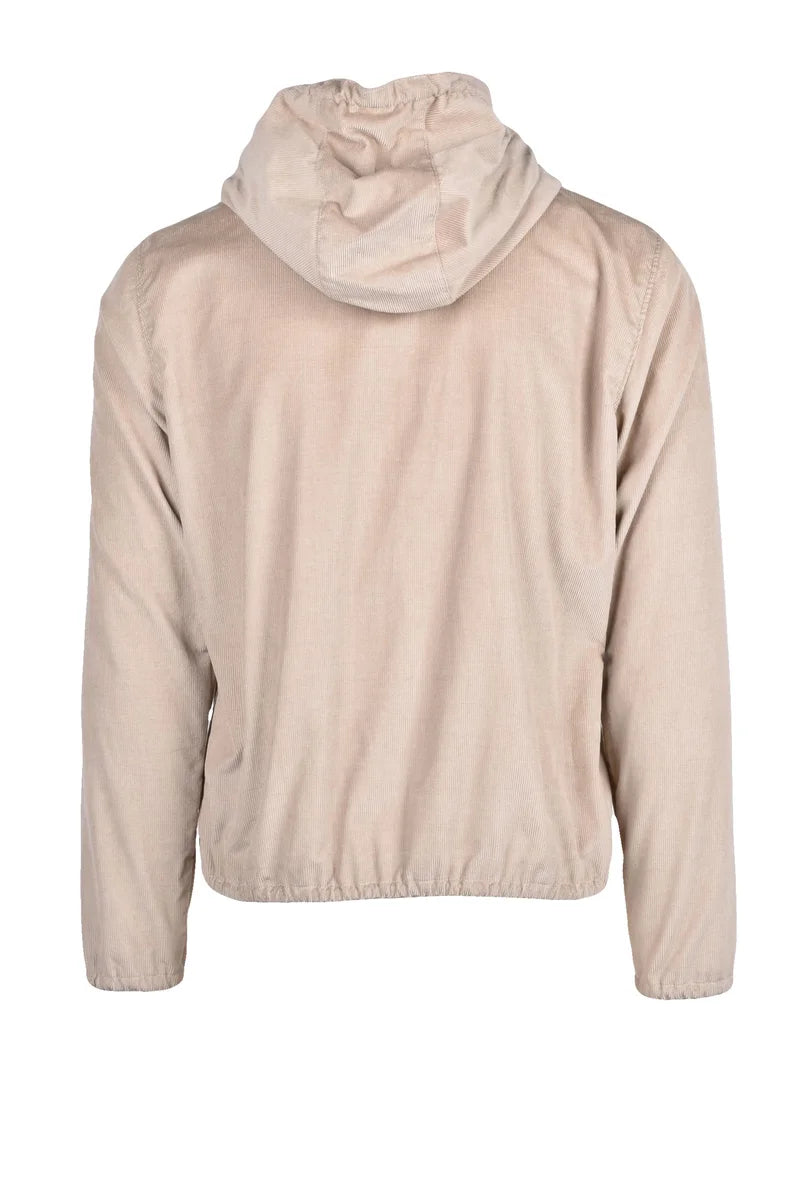 Corduroy Velvet Jacket - Beige