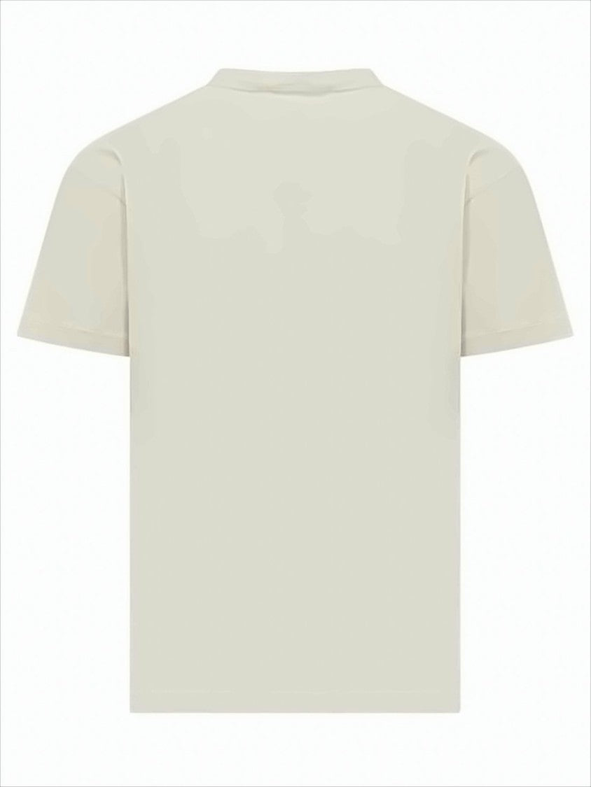 Relaxed Fit Short-Sleeve Crew Neck T-Shirt with Emblem Patch