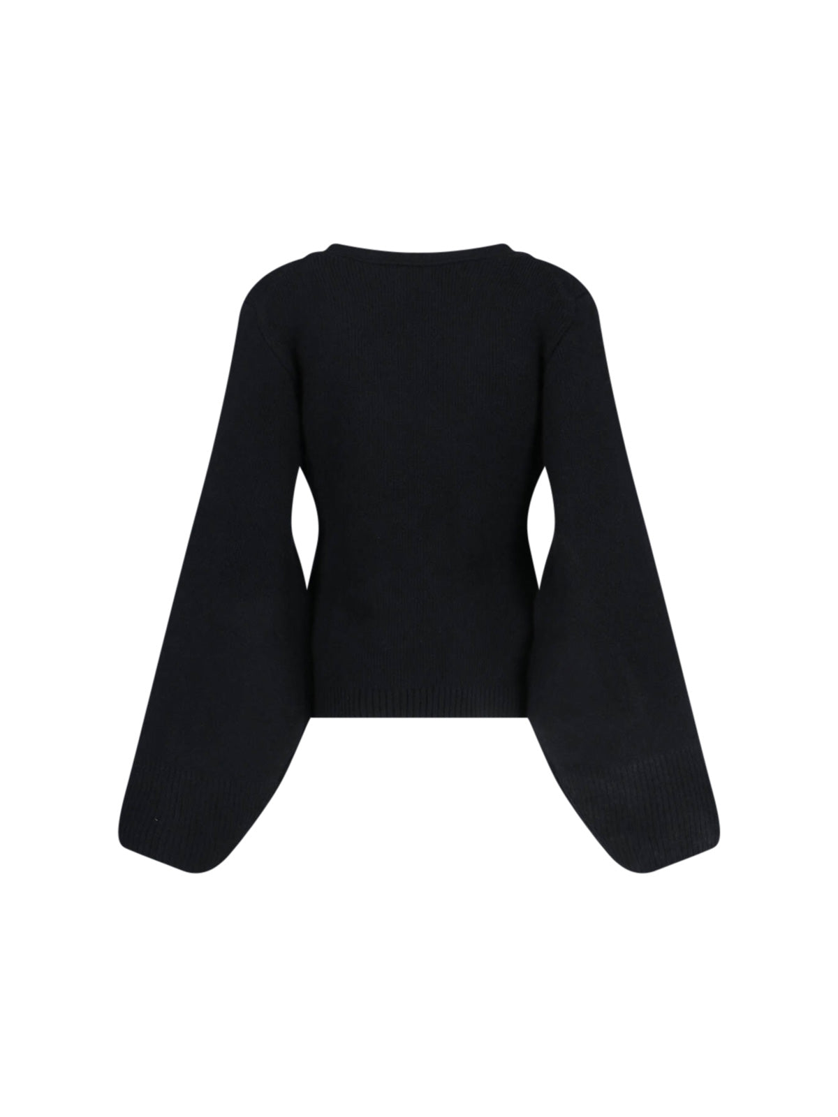 "The Scarlet" Cardigan, In Black Cashmere