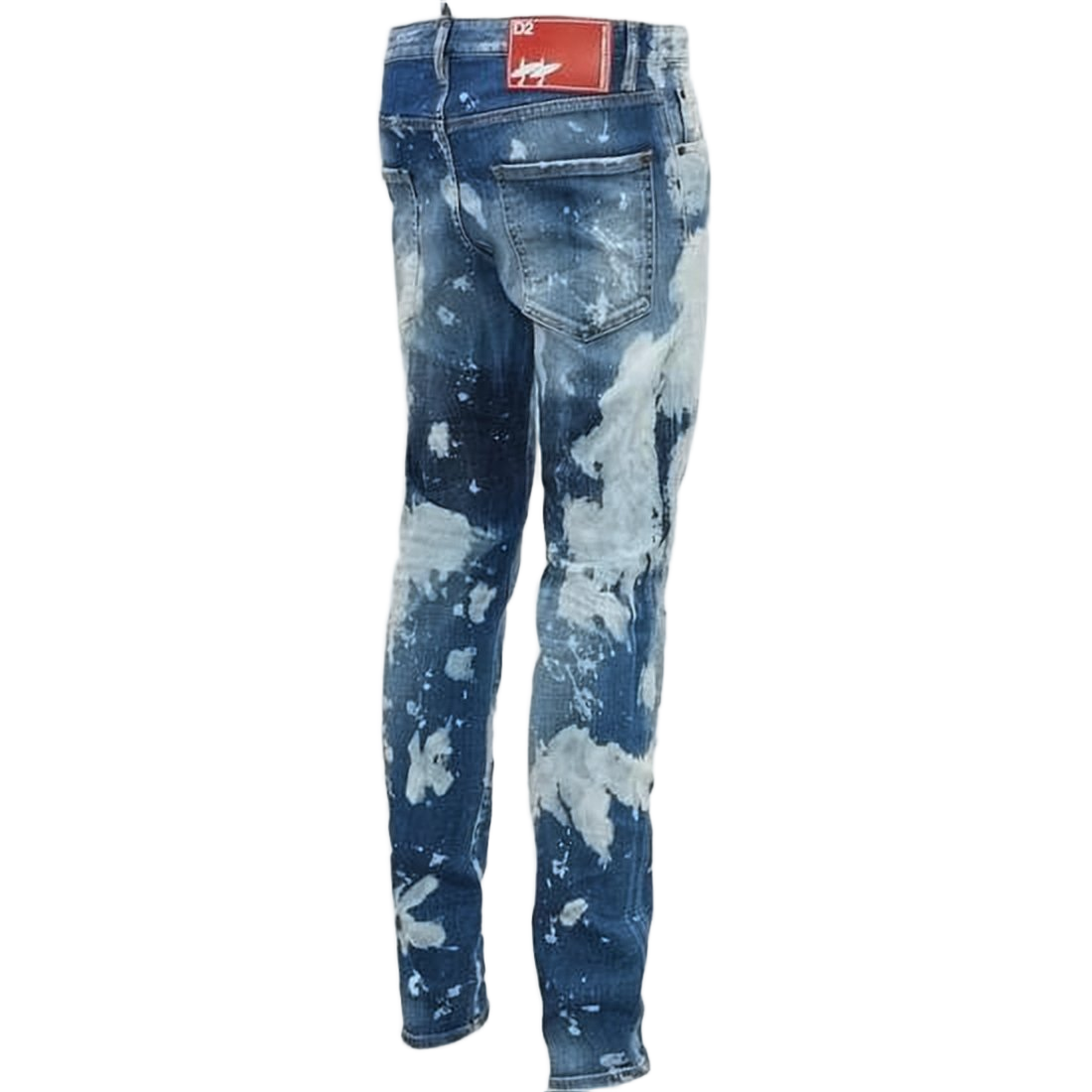Slim Fit Distressed Denim Pants