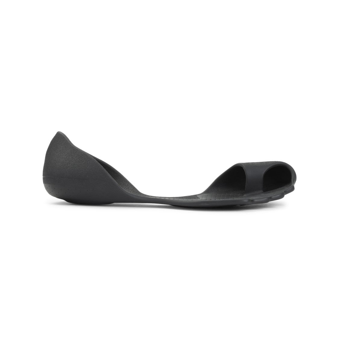 Open-Toe Black Eva Sneakers With Streamlined Silhouette