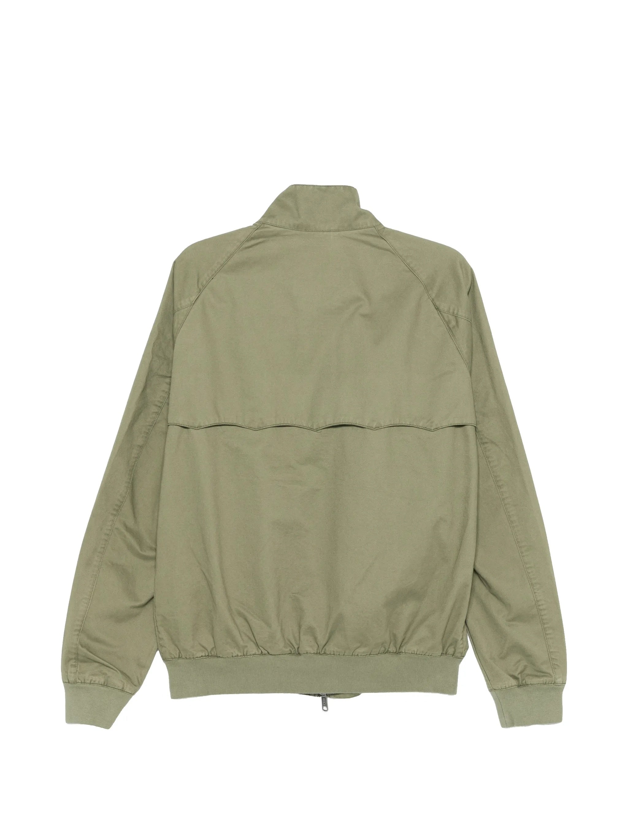 Green Lightweight Stand Collar Jacket