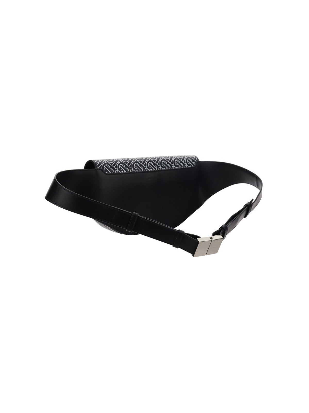 Polished Black Calf Grain Leather Bag