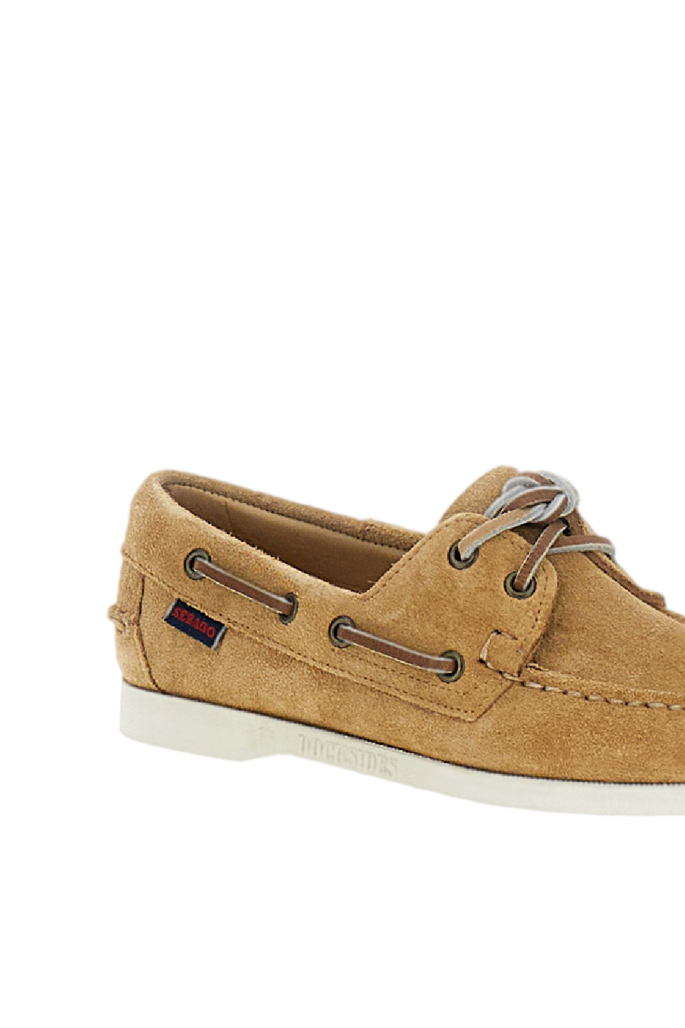 Beige Portland Flesh Out Suede Boat Shoes