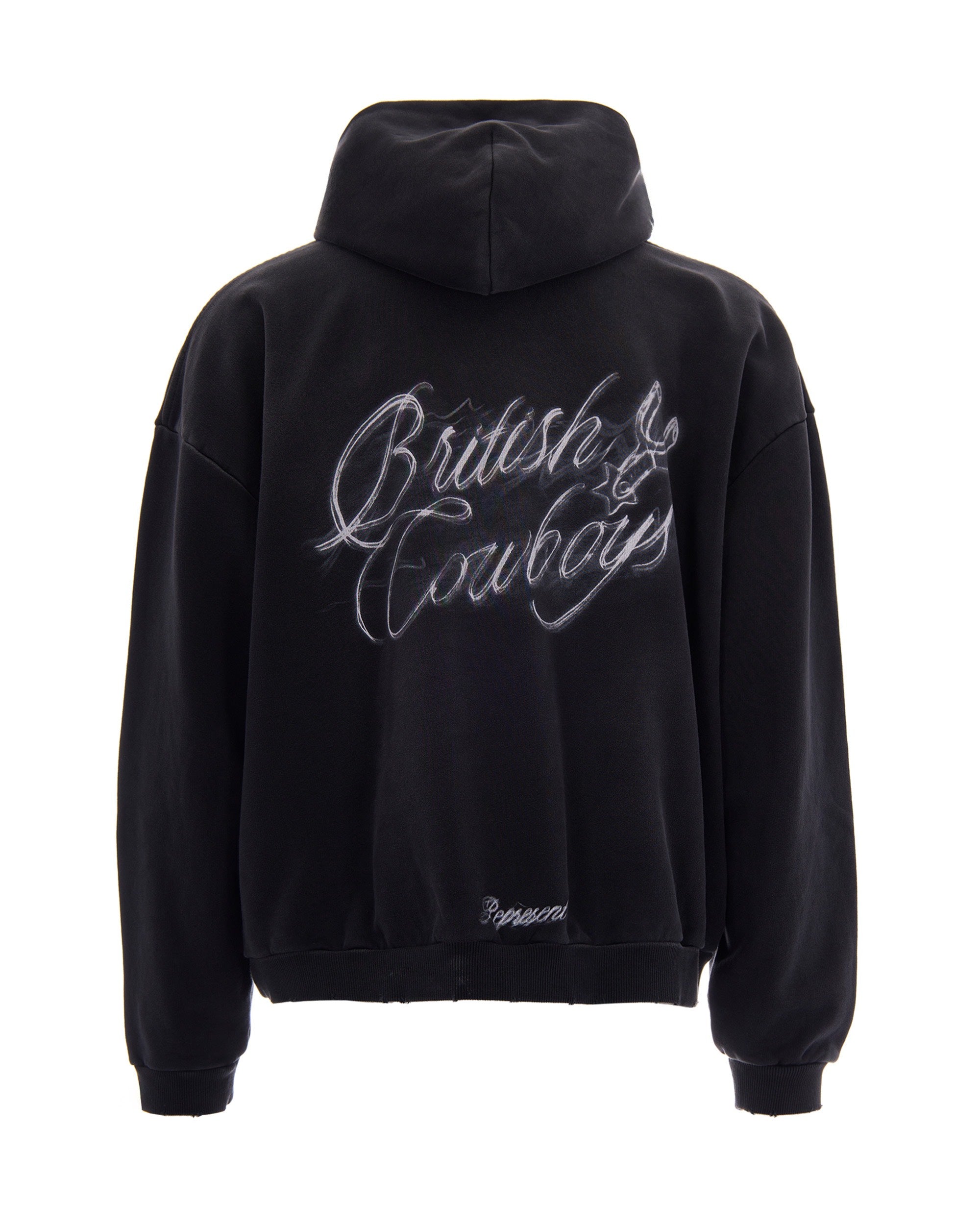 British Cowboys Stained Black Sweatshirt
