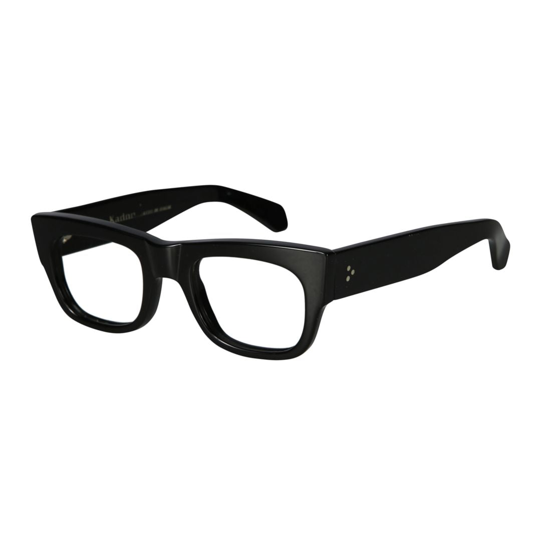 Timeless Bold Rectangular Sunglasses with Glossy Black Finish