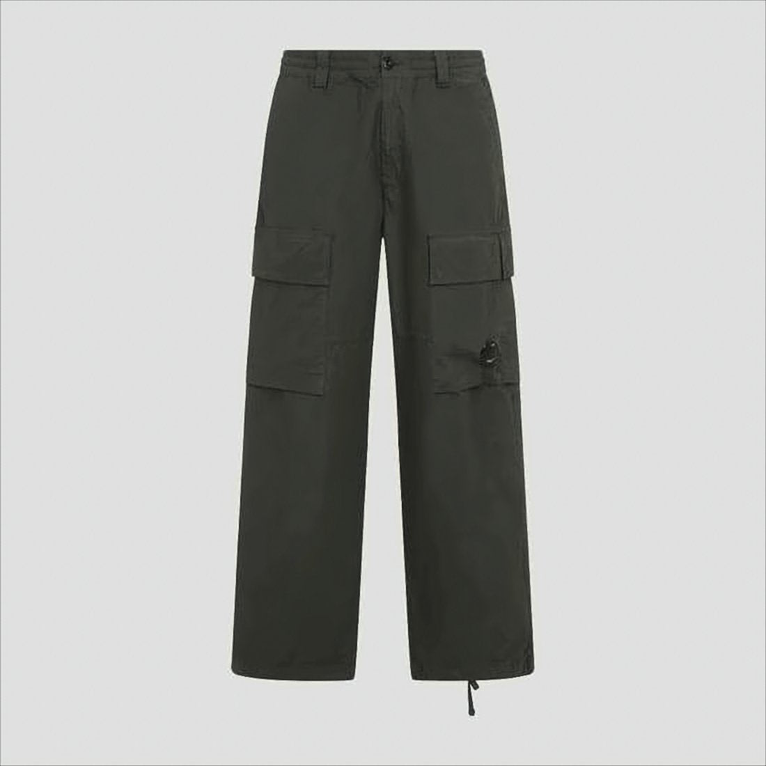 Boxy Cargo Pants with Adjustable Hem