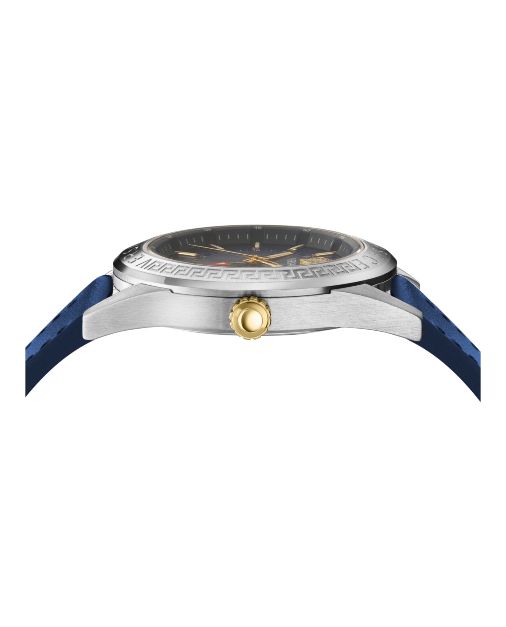 V-Code Gmt Leather Watch