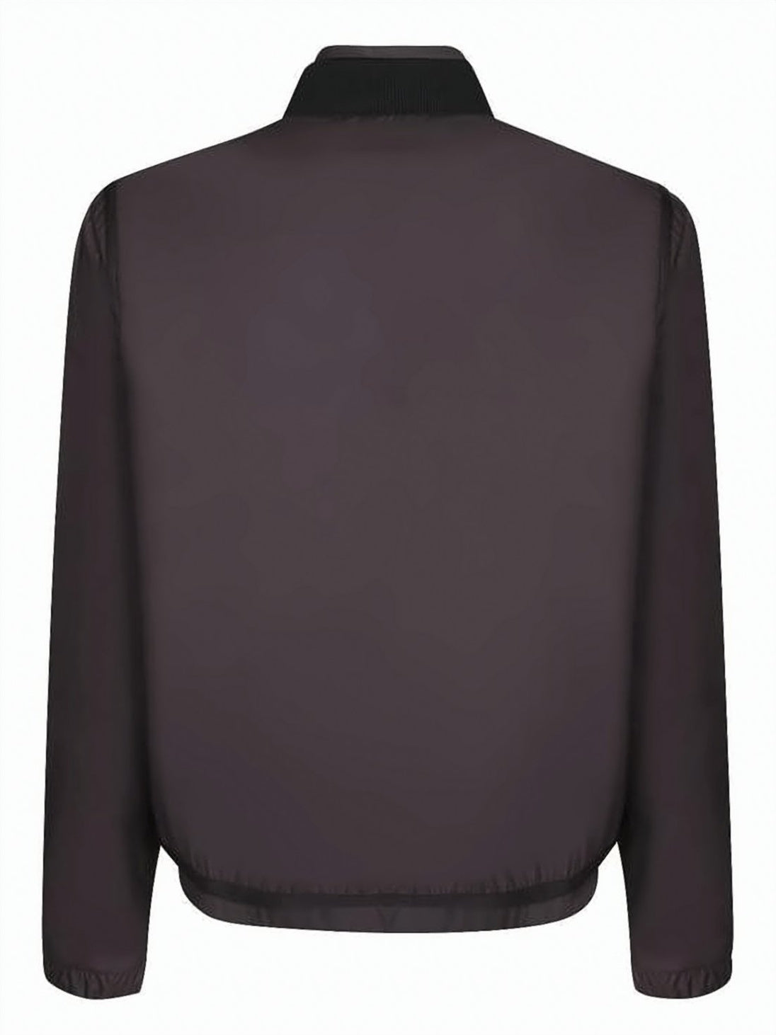 Polyester Casual Jacket with Stand-Up Collar