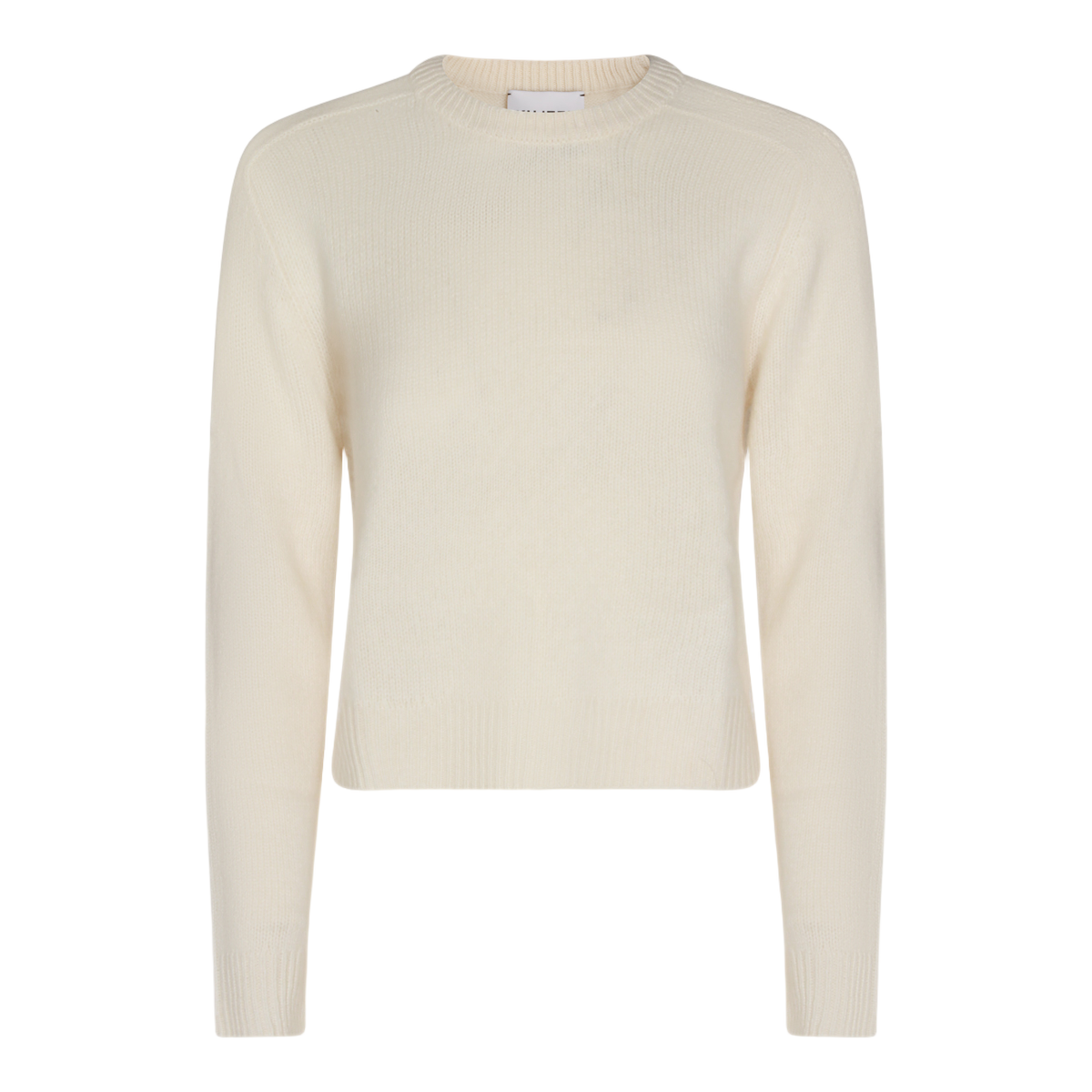 Classic Crew Neck White Sweater