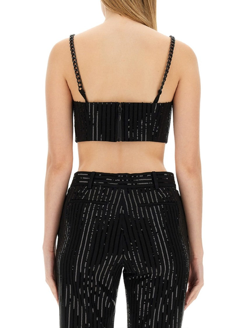 Crepe Bustier Top